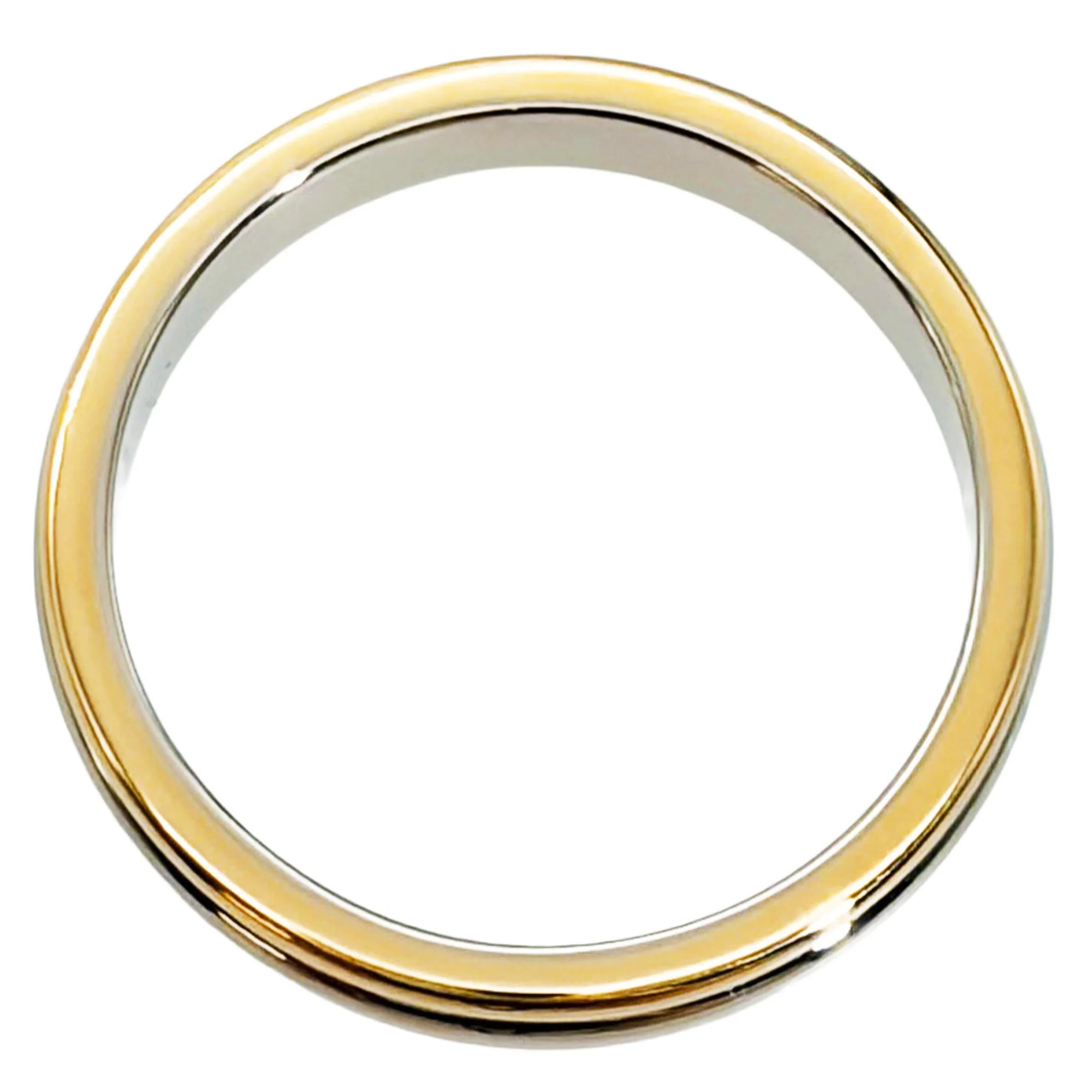 Vendome Louis Cartier Band Ring 18K Tricolor Gold - Image 3
