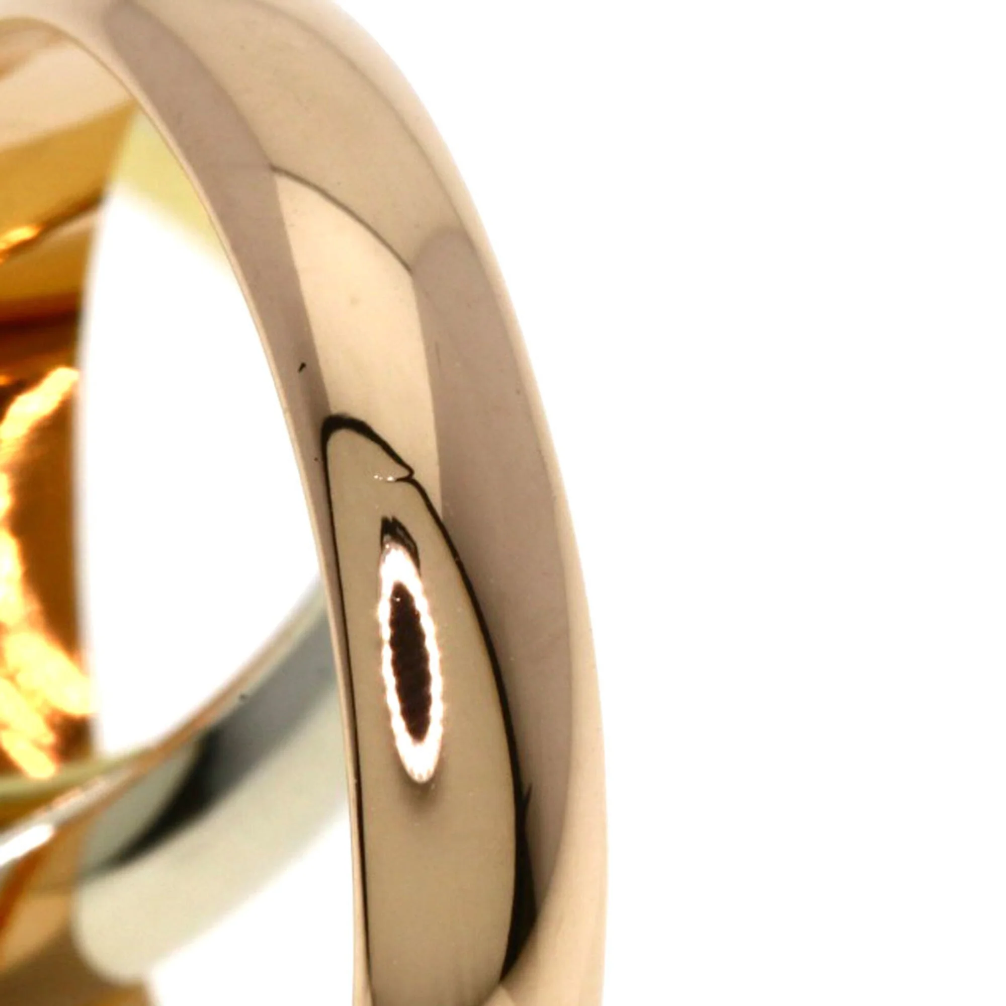 Vendome Louis Cartier Band Ring 18K Tricolor Gold - Image 5
