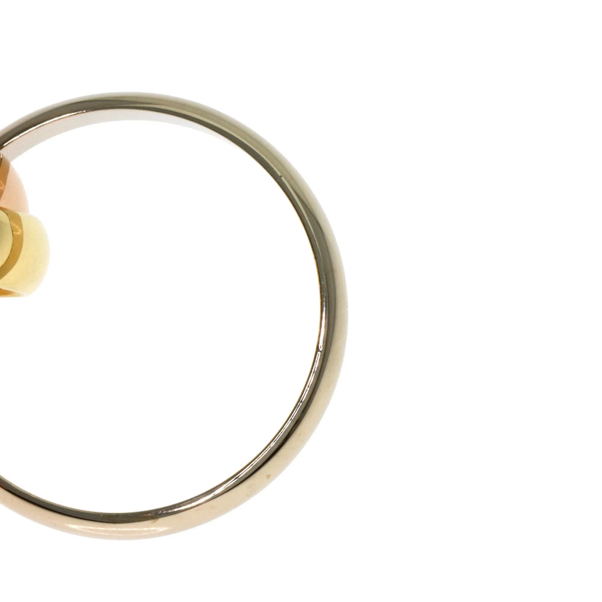 Vendome Louis Cartier Band Ring 18K Tricolor Gold - Image 5