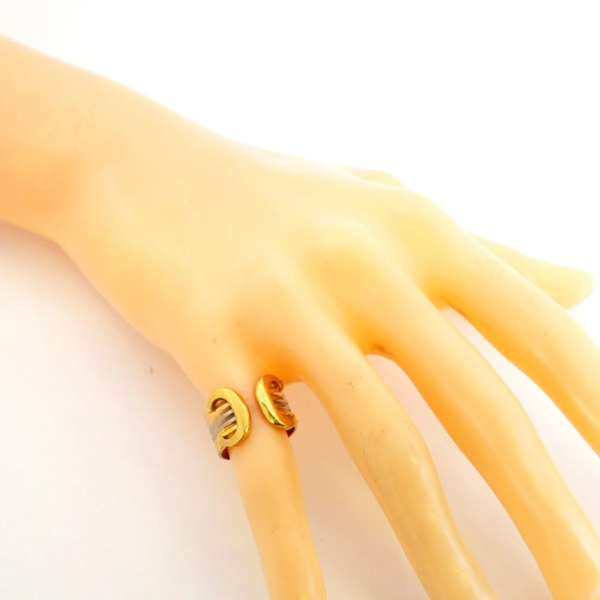 Vendome Louis Cartier Band Ring 18K Tricolor Gold - Image 8