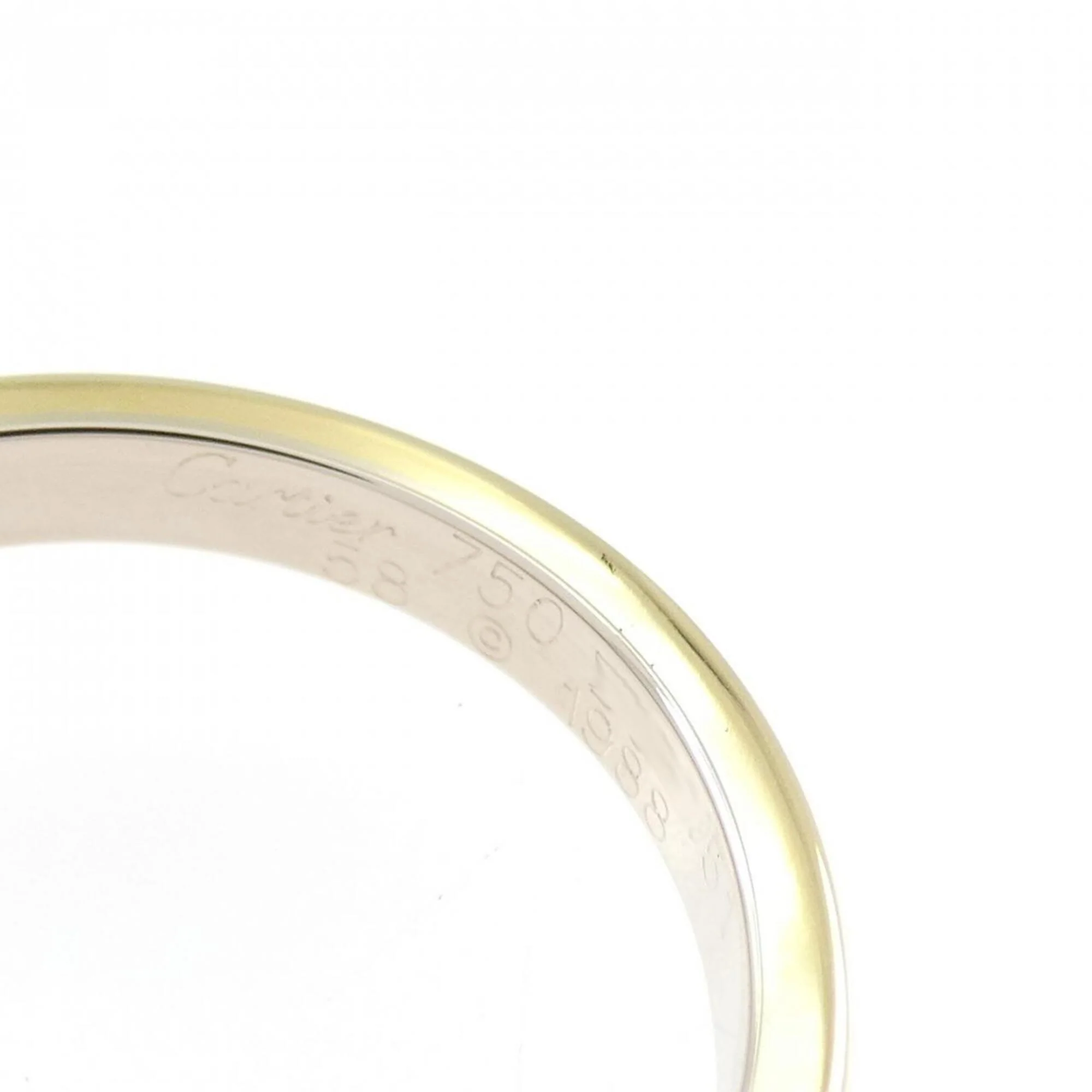 Vendome Louis Cartier Band Ring 18K Tricolor Gold - Image 3