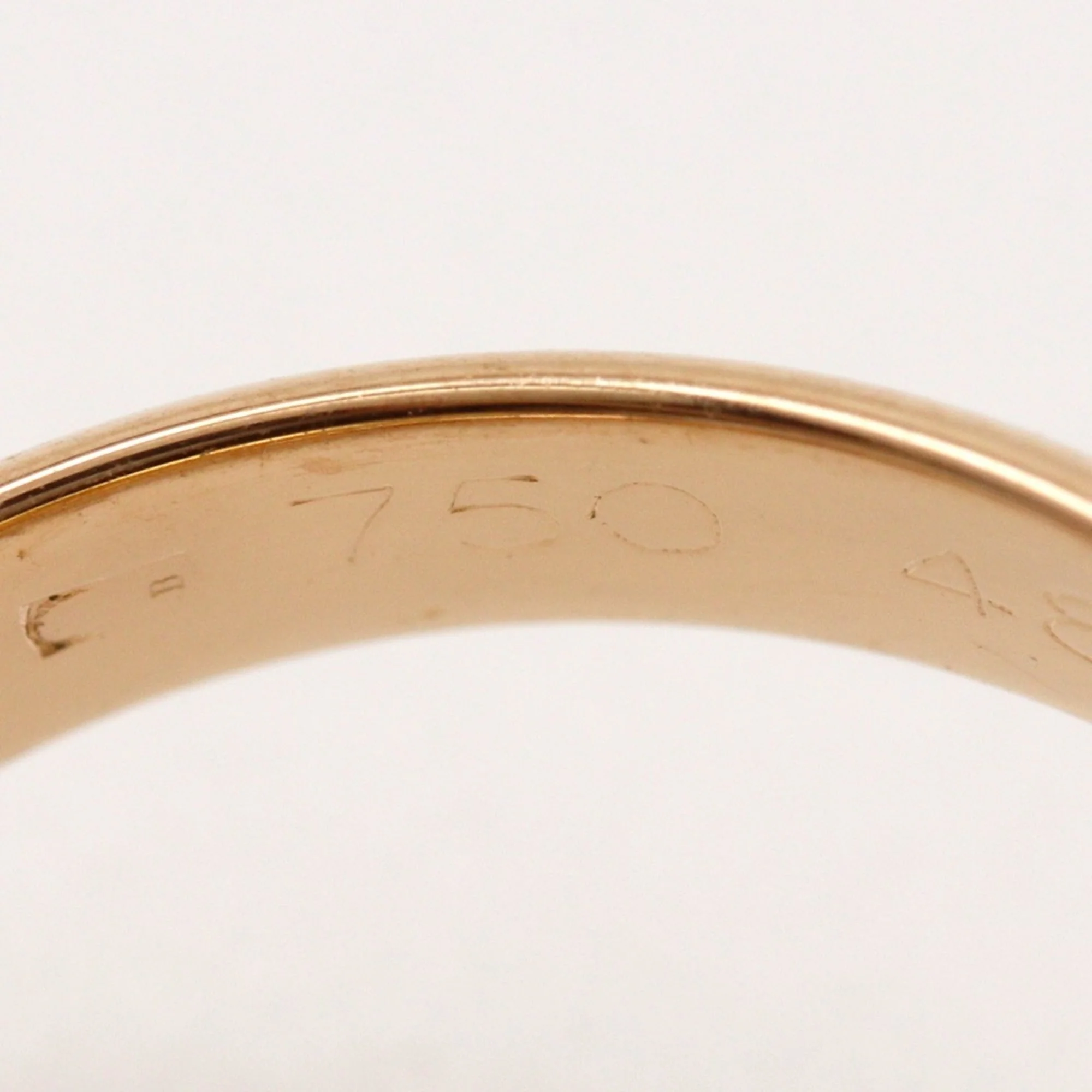 Vendome Louis Cartier Band Ring 18K Tricolor Gold - Image 8