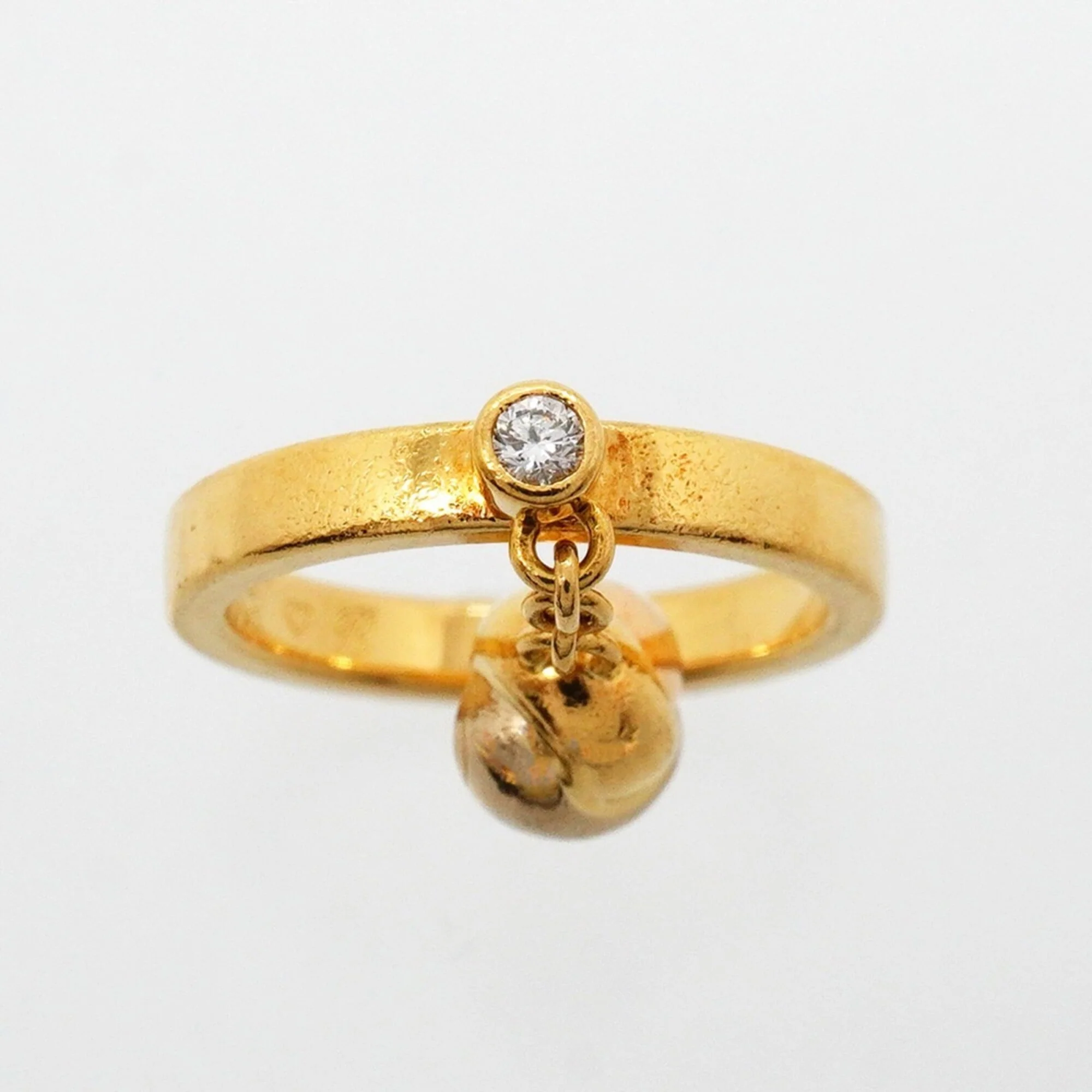 Vendome Louis Cartier Band Ring 18K Tricolor Gold - Image 2