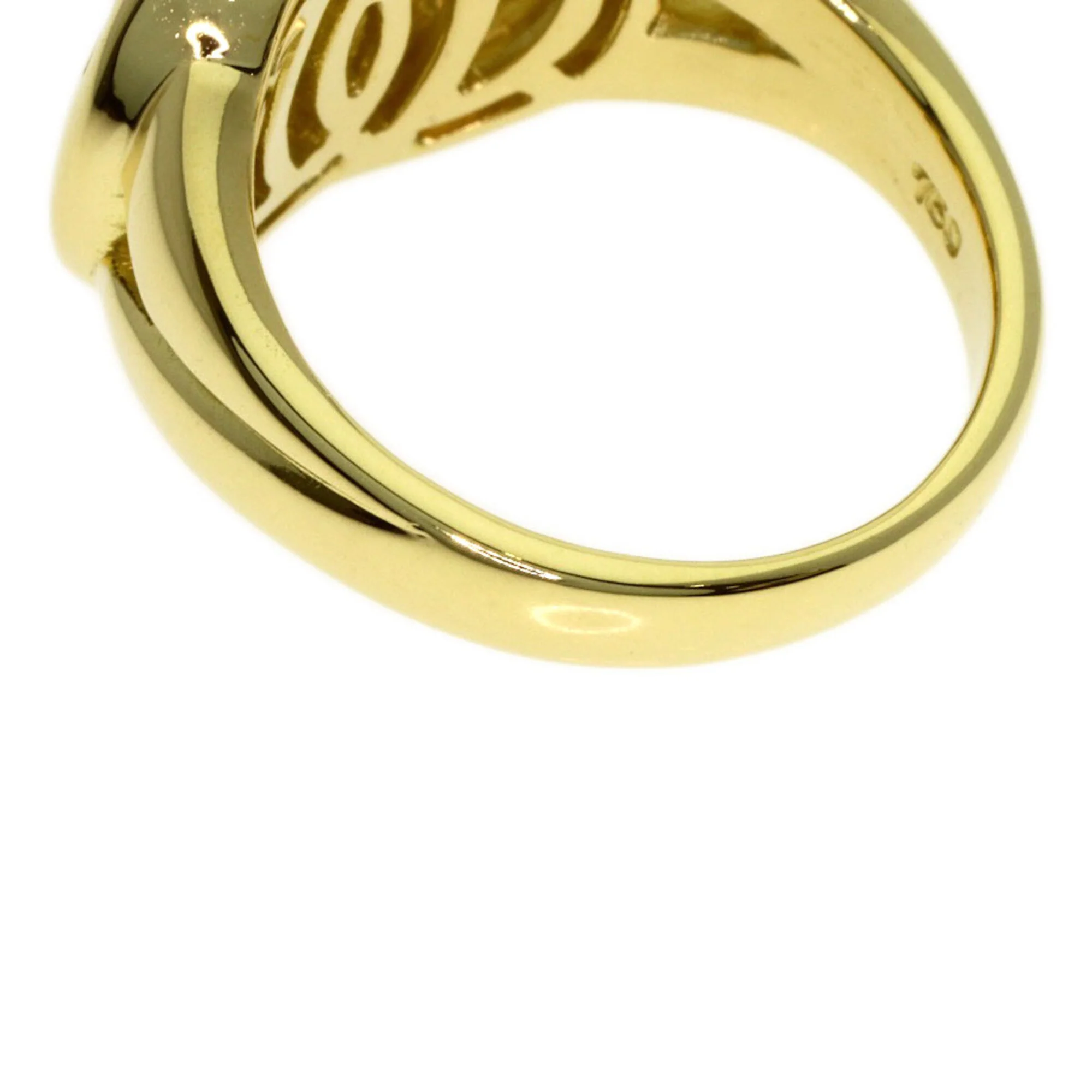 Double Circle Ring 18K Yellow Gold - Image 8