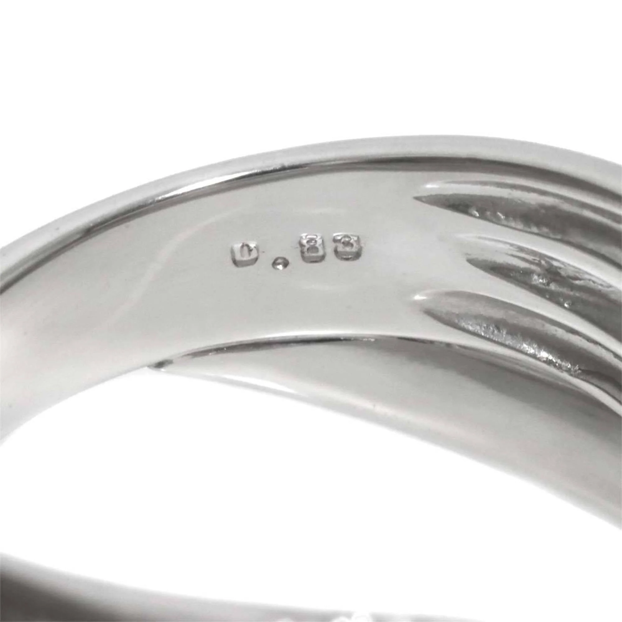 Ring Platinum with Diamond 0.83ct - Image 4