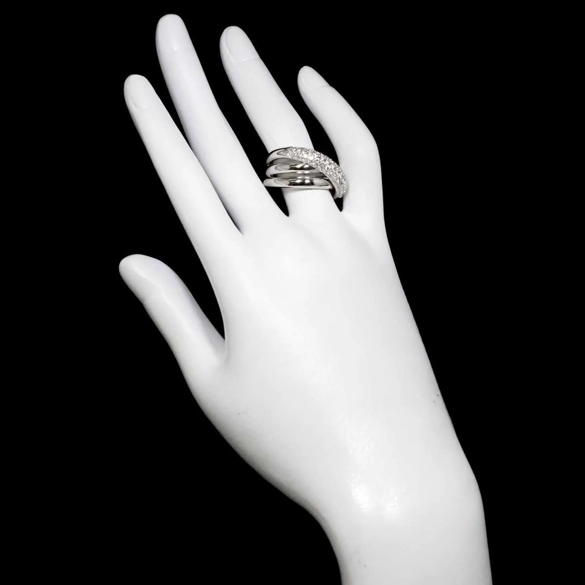 Ring Platinum with Diamond 0.83ct - Image 8