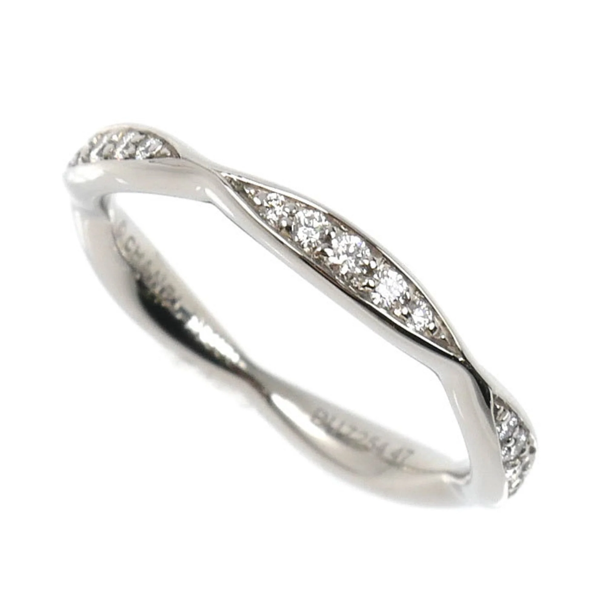 Band Ring Platinum With Diamond