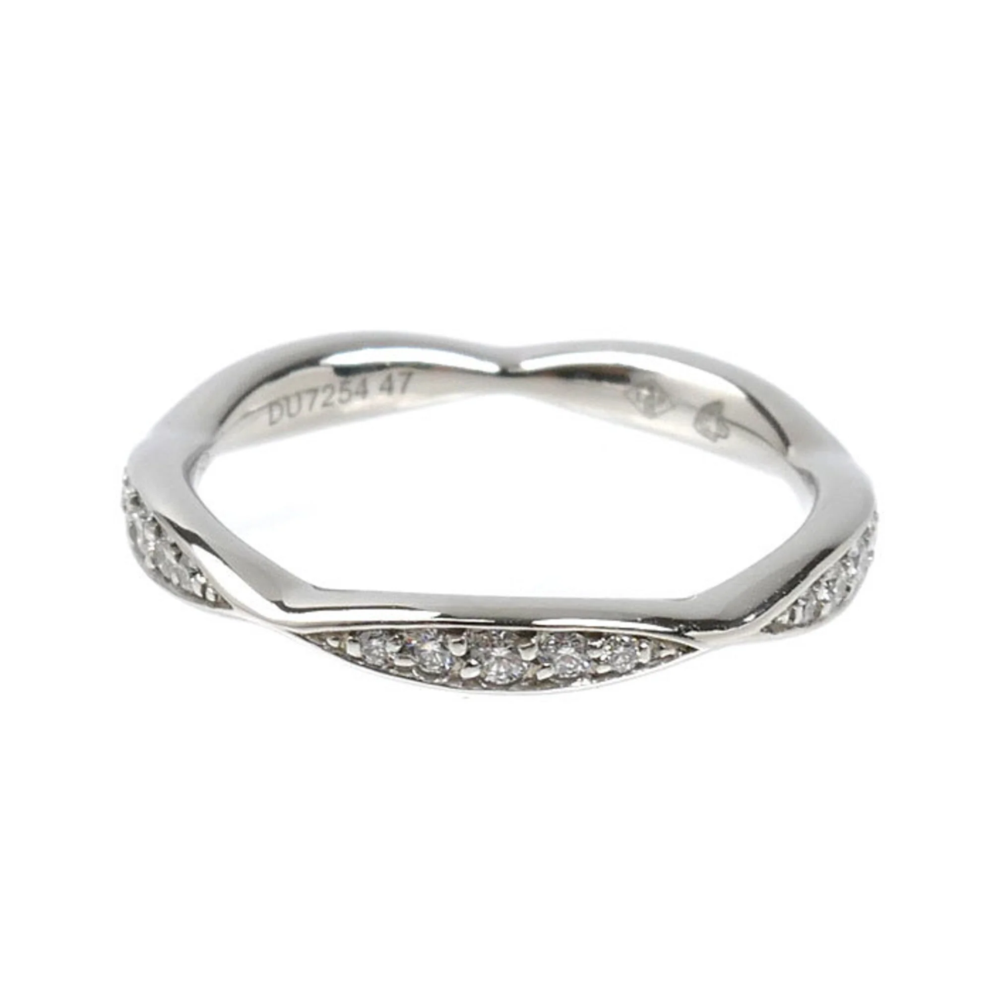 Band Ring Platinum With Diamond - Image 3