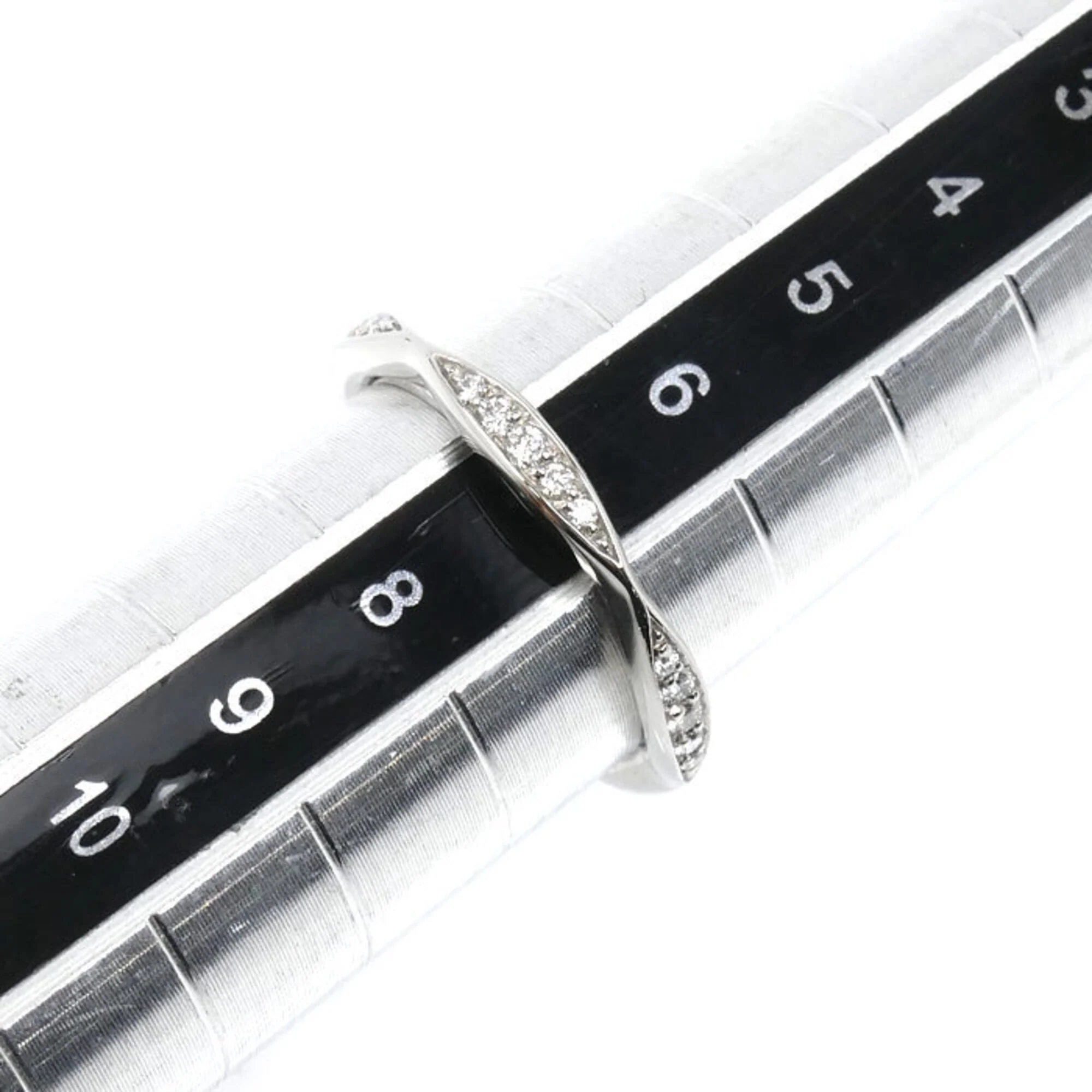 Band Ring Platinum With Diamond - Image 6