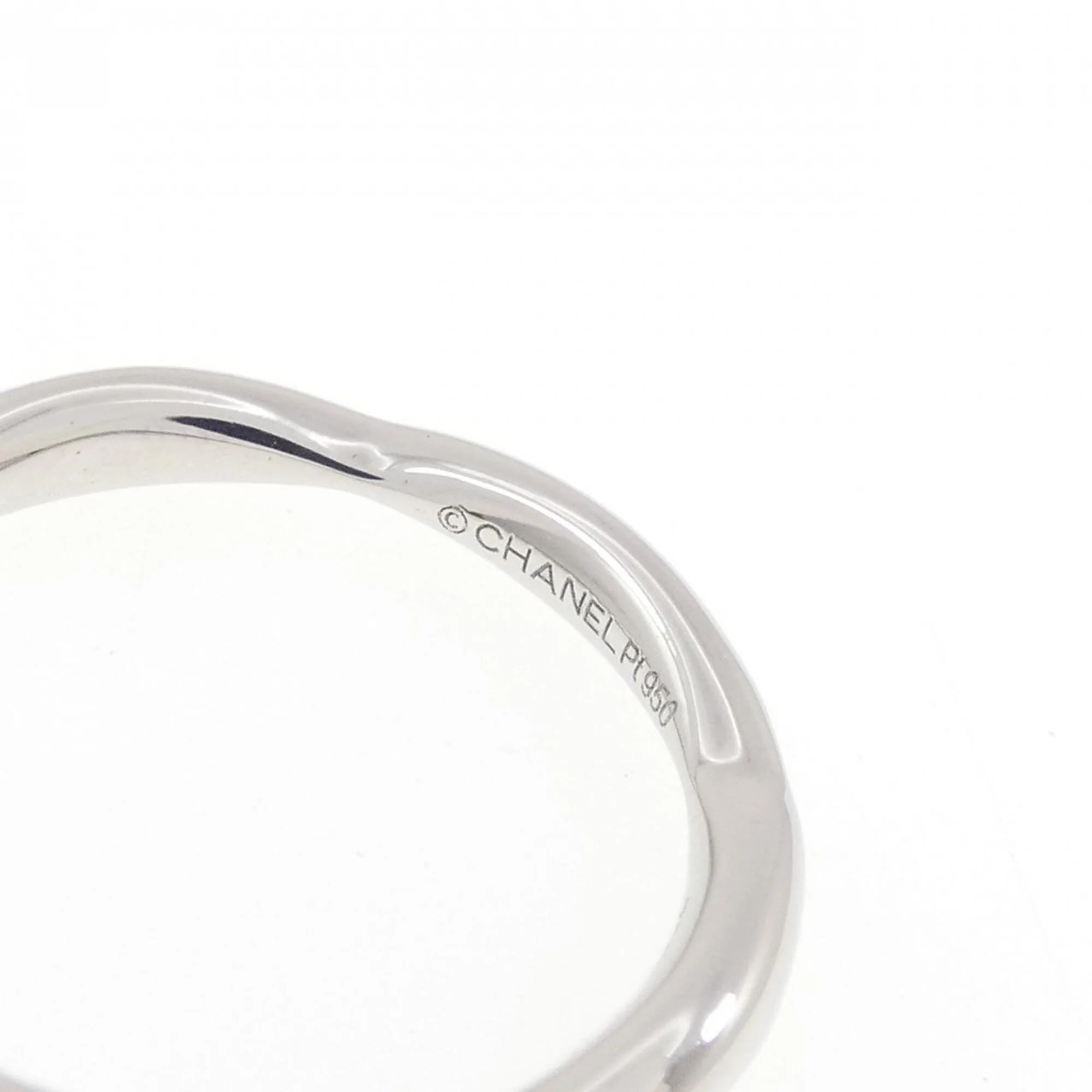 Camellia Half Eternity Ring Platinum - Image 4