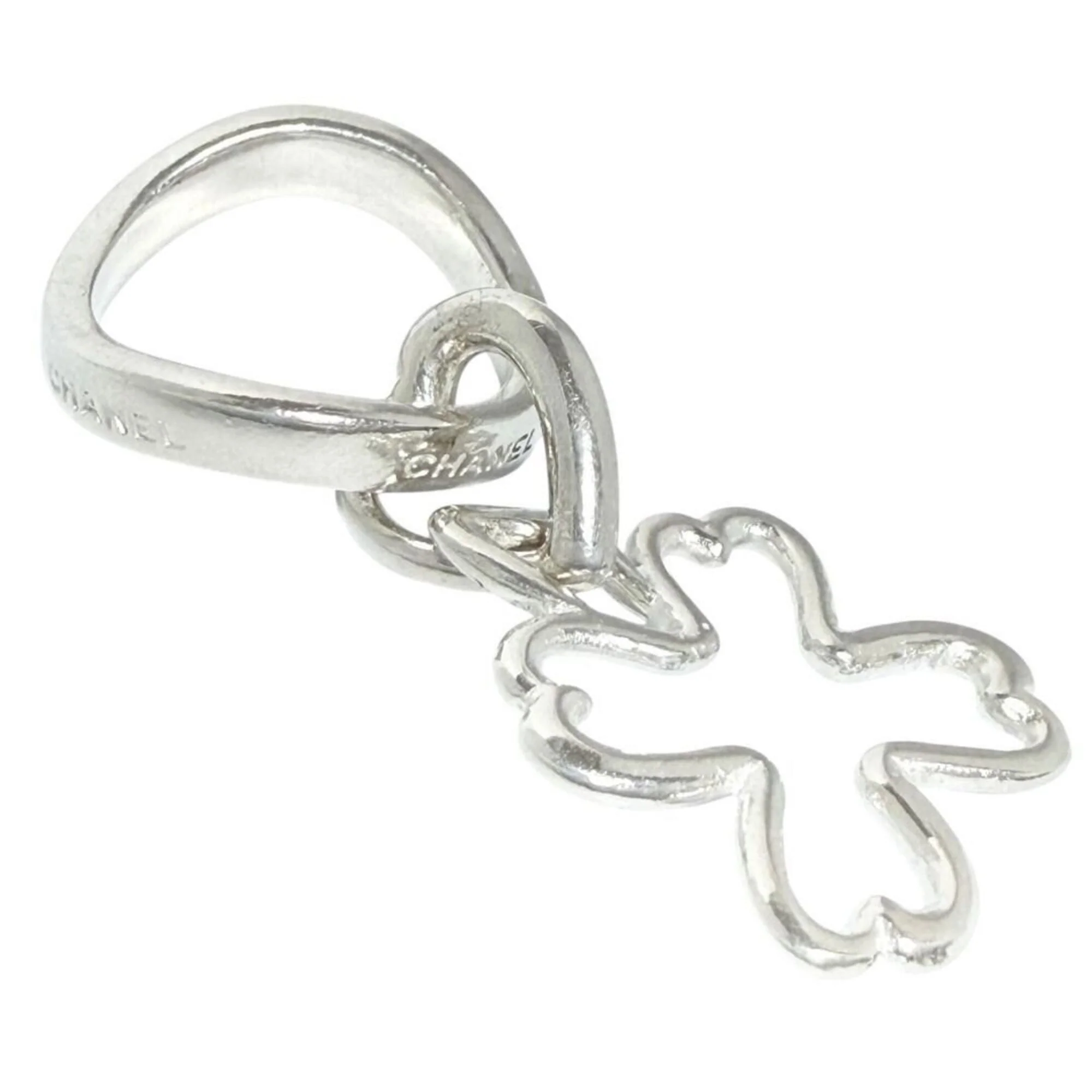 Clover Heart Ring Sterling Silver - Image 2