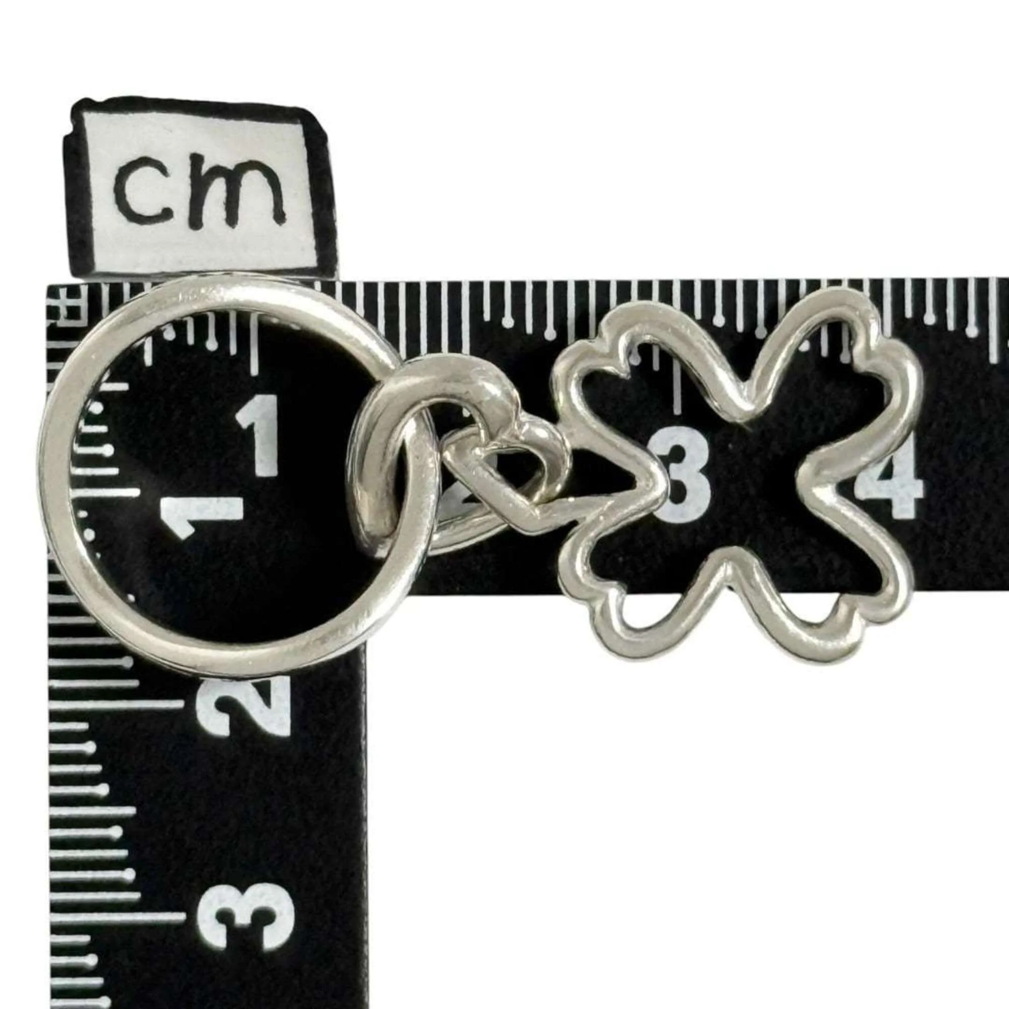 Clover Heart Ring Sterling Silver - Image 8