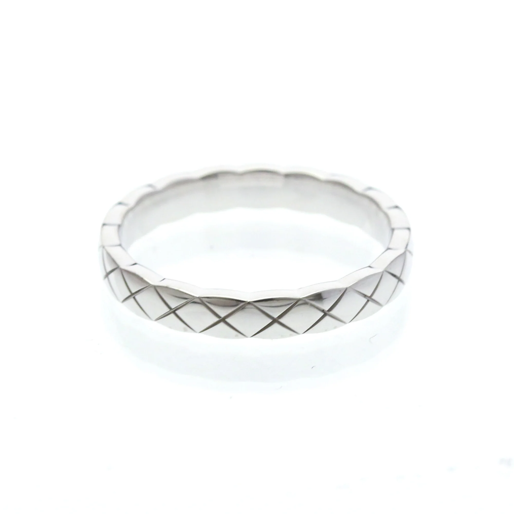 Coco Crush Ring 18K White Gold Mini - Image 3