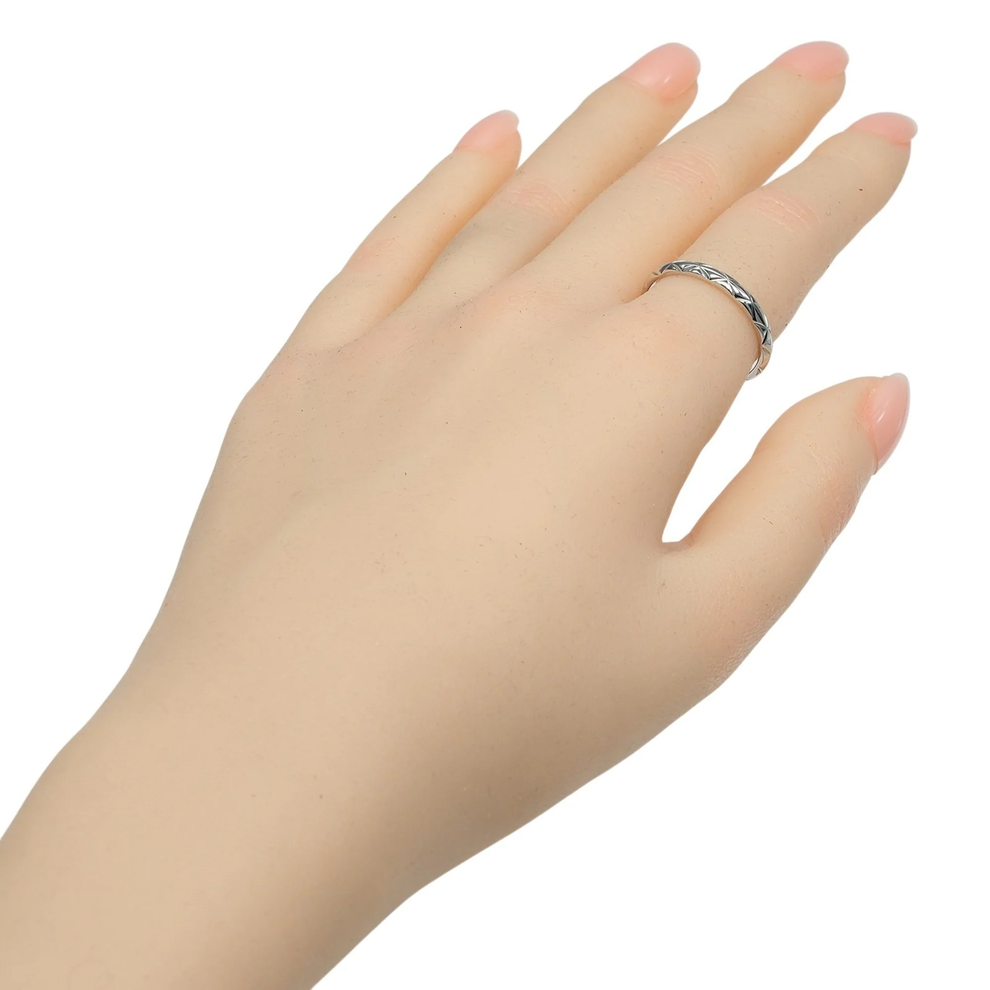 Matelasse Ring Platinum Small - Image 2