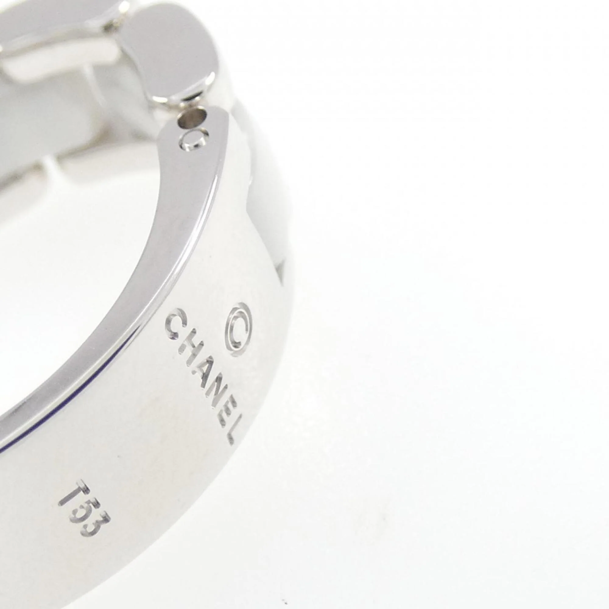 Ring Ceramic and 18K White Gold Medium - Image 3