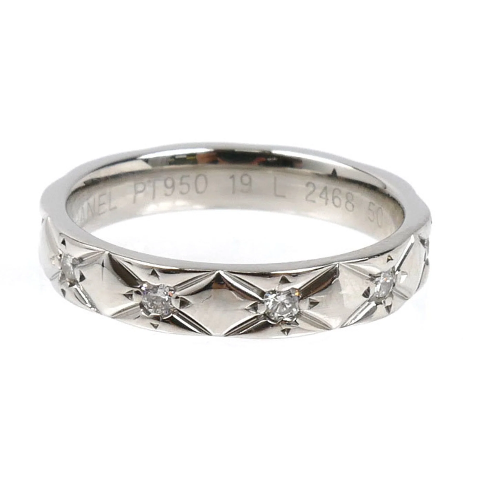Ring Platinum With Diamond - Image 3