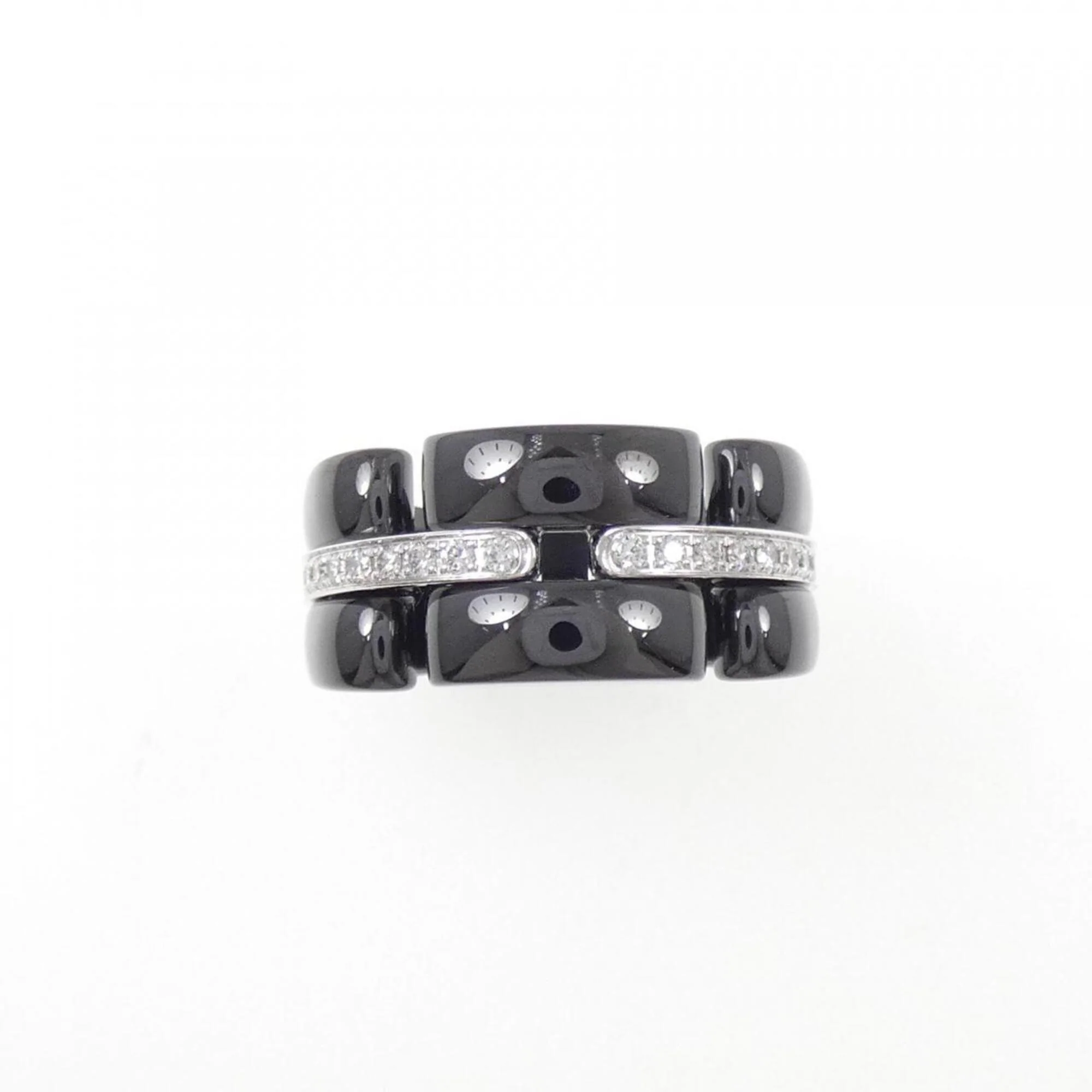 Ultra Collection Ring Ceramic and 18K White Gold Large - Image 2