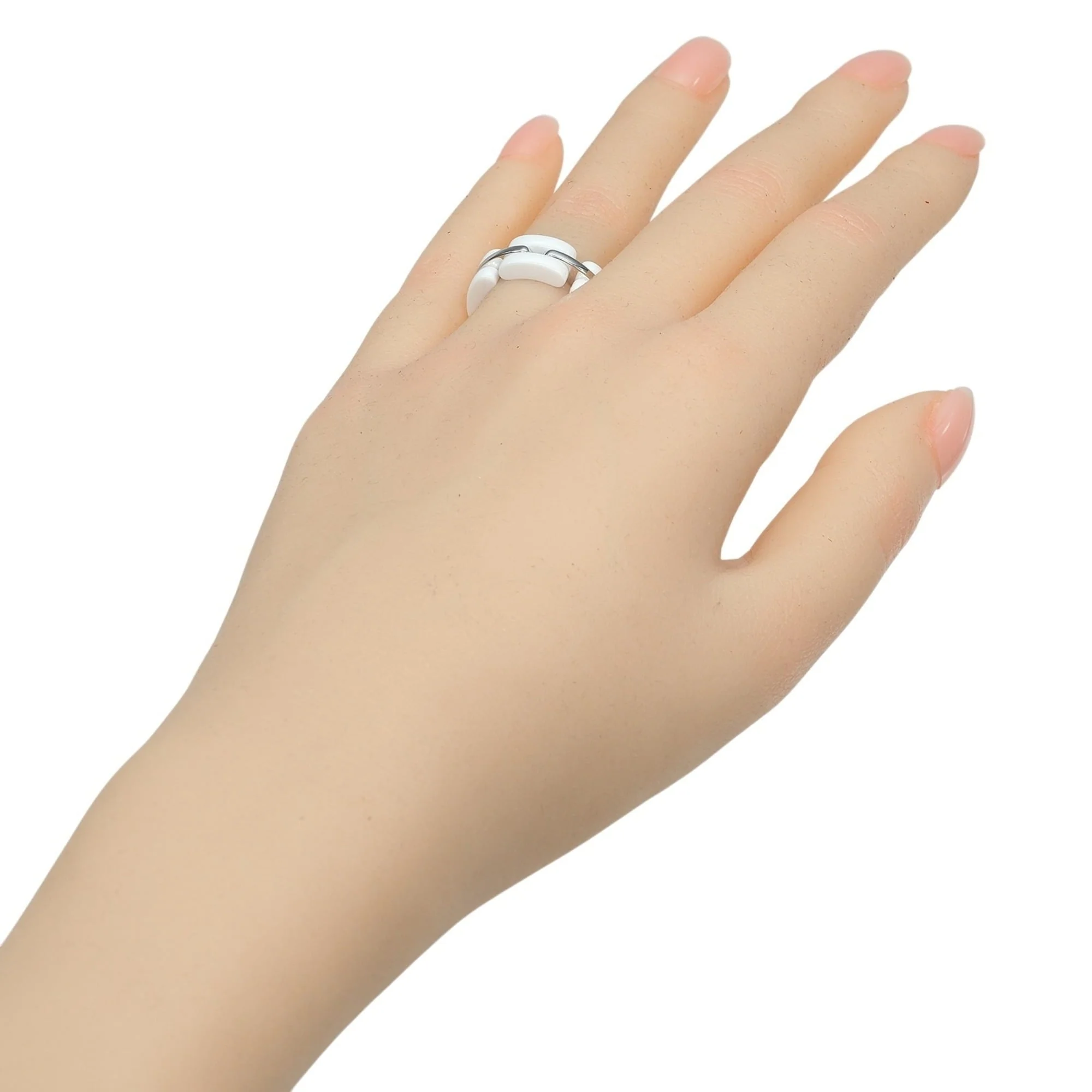 Ultra Ring Ceramic and 18K White Gold - Image 2