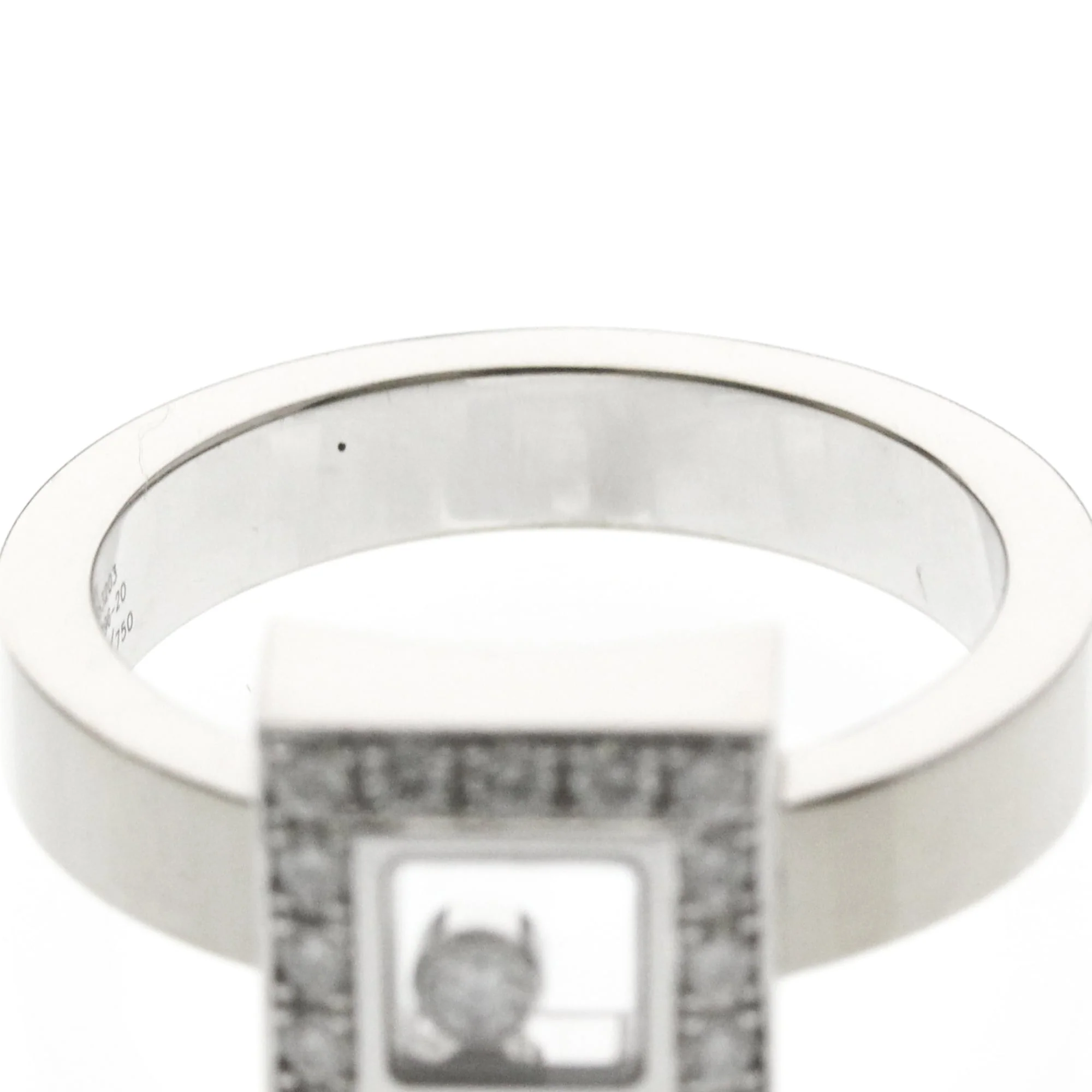 Band Ring 18K White Gold with Diamond - Image 5