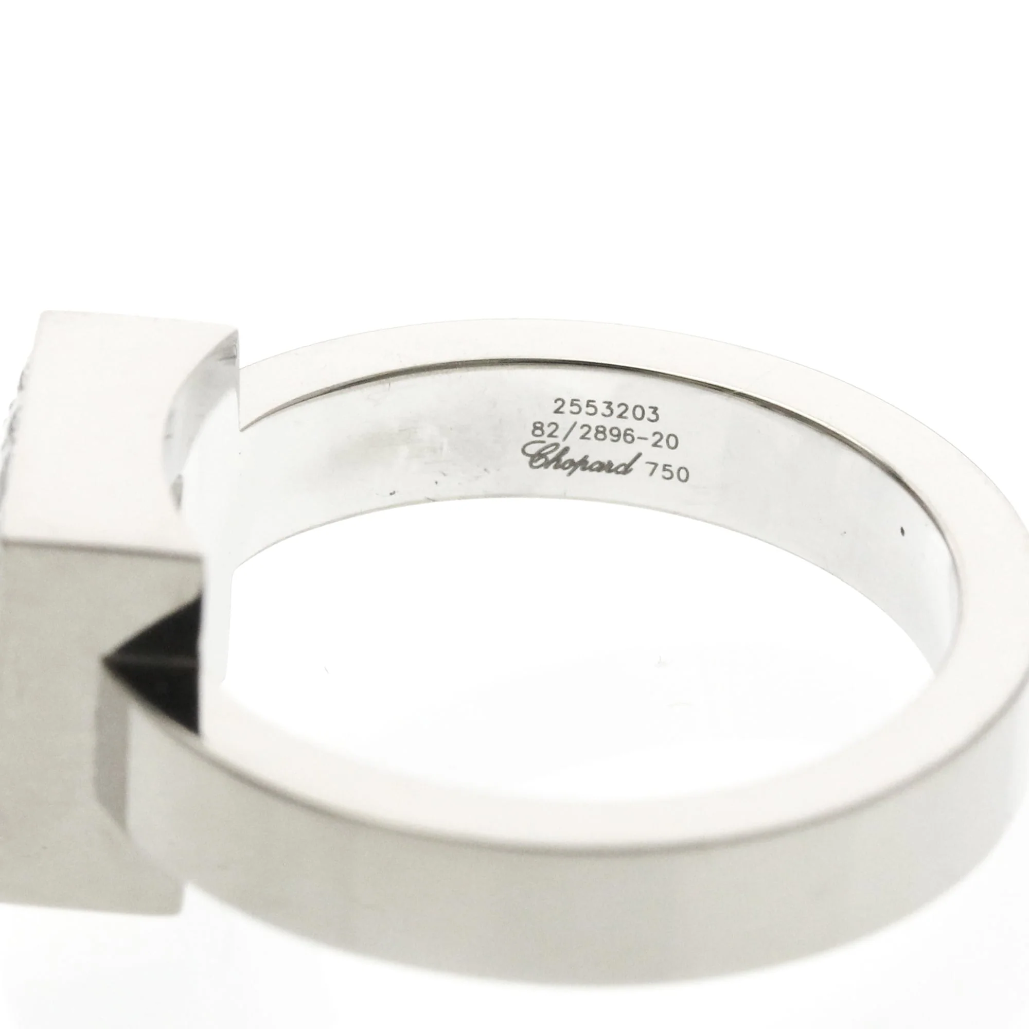 Band Ring 18K White Gold with Diamond - Image 6