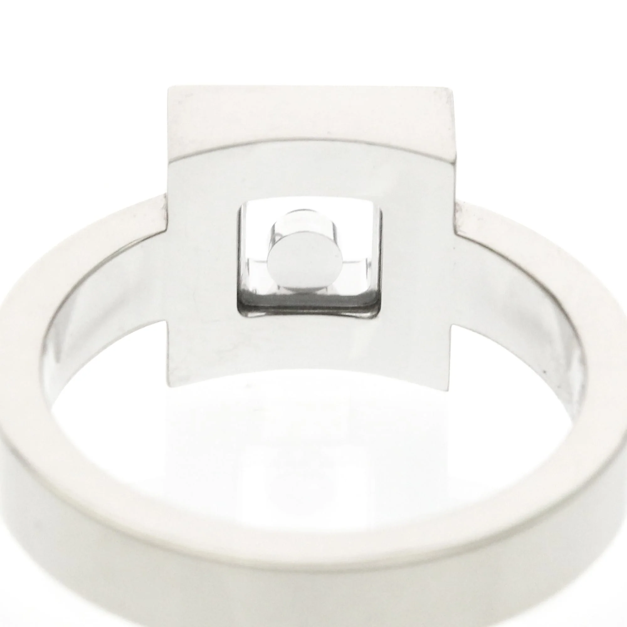 Band Ring 18K White Gold with Diamond - Image 7