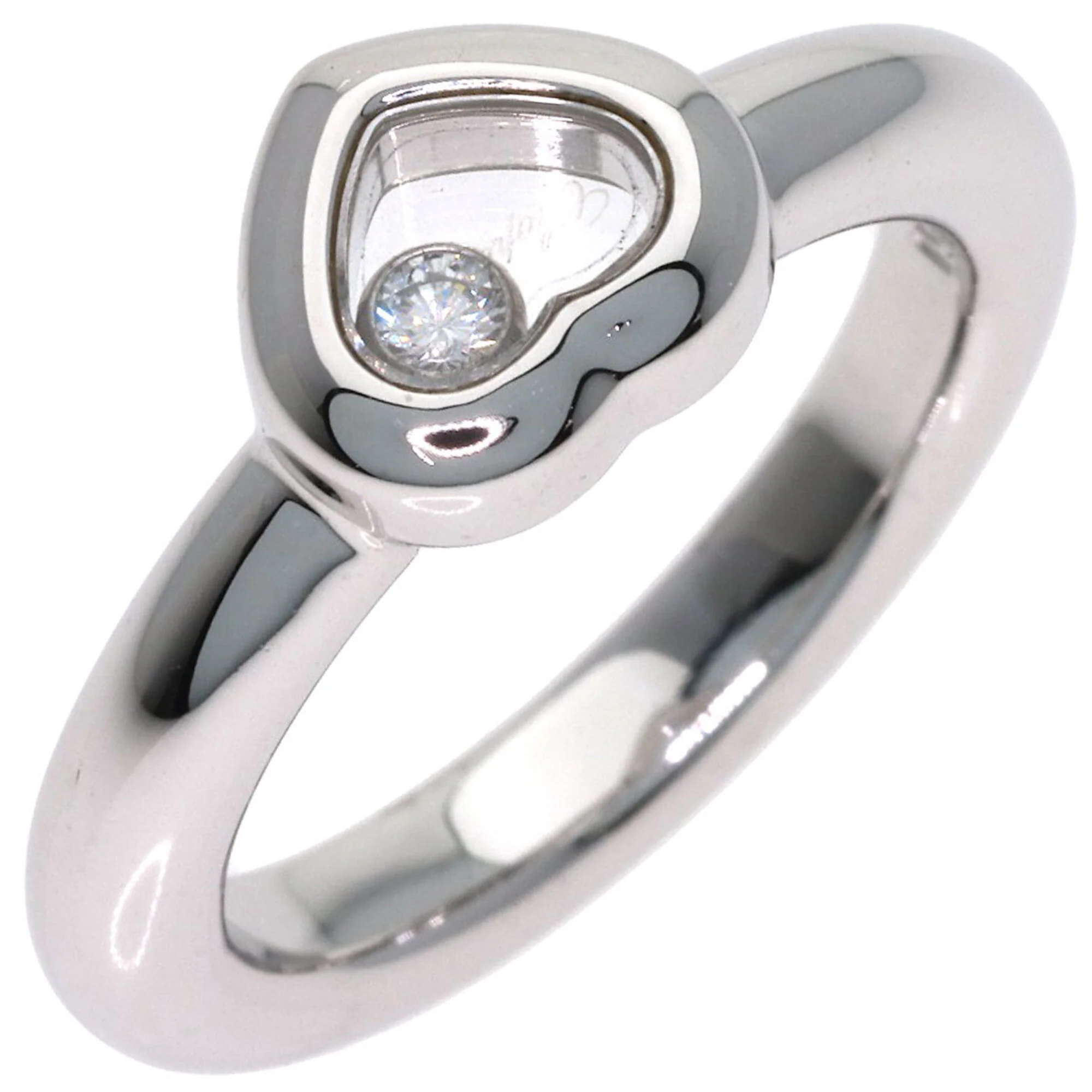 Happy Diamonds Ring 18K White Gold with Diamond - Image 2