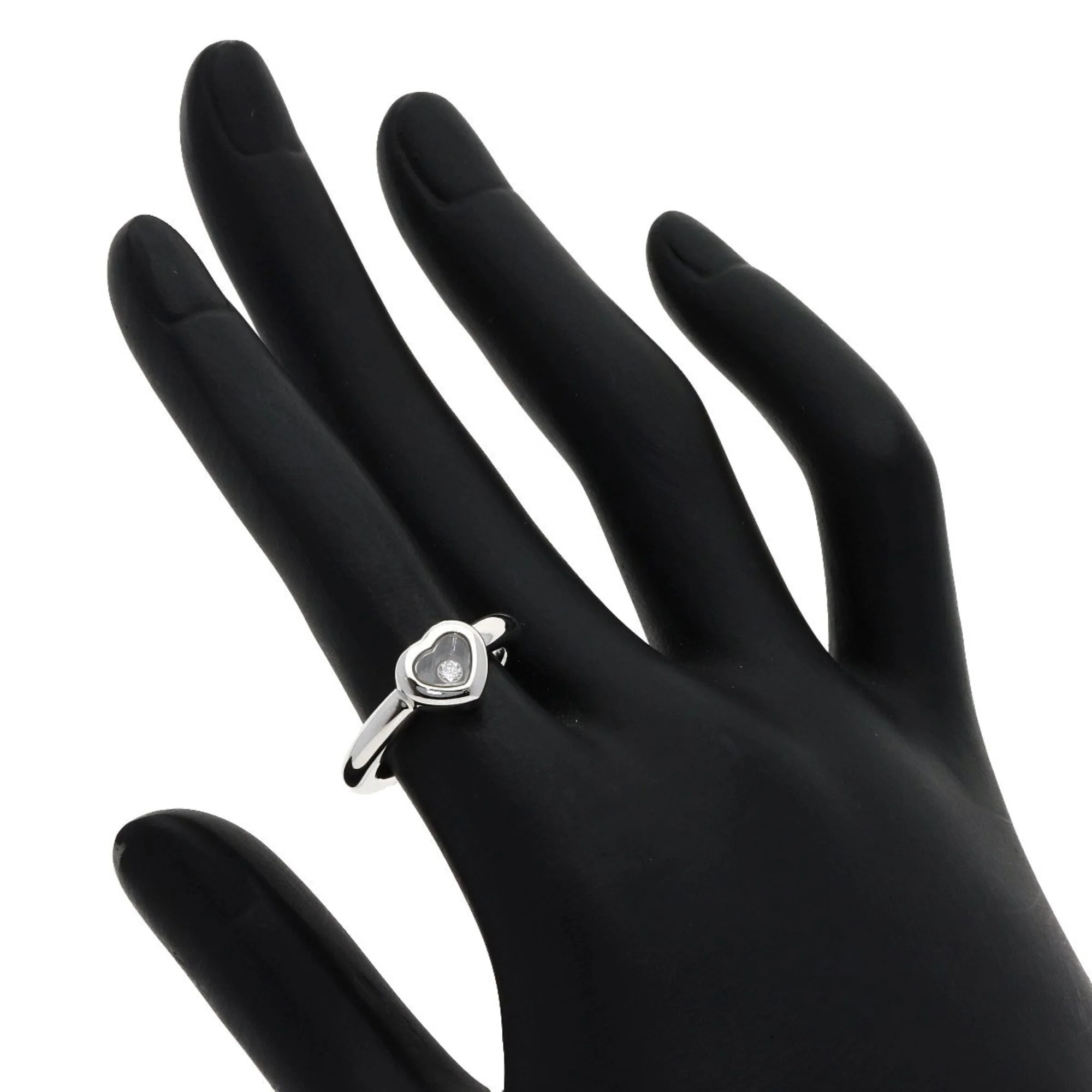 Happy Diamonds Ring 18K White Gold with Diamond - Image 7