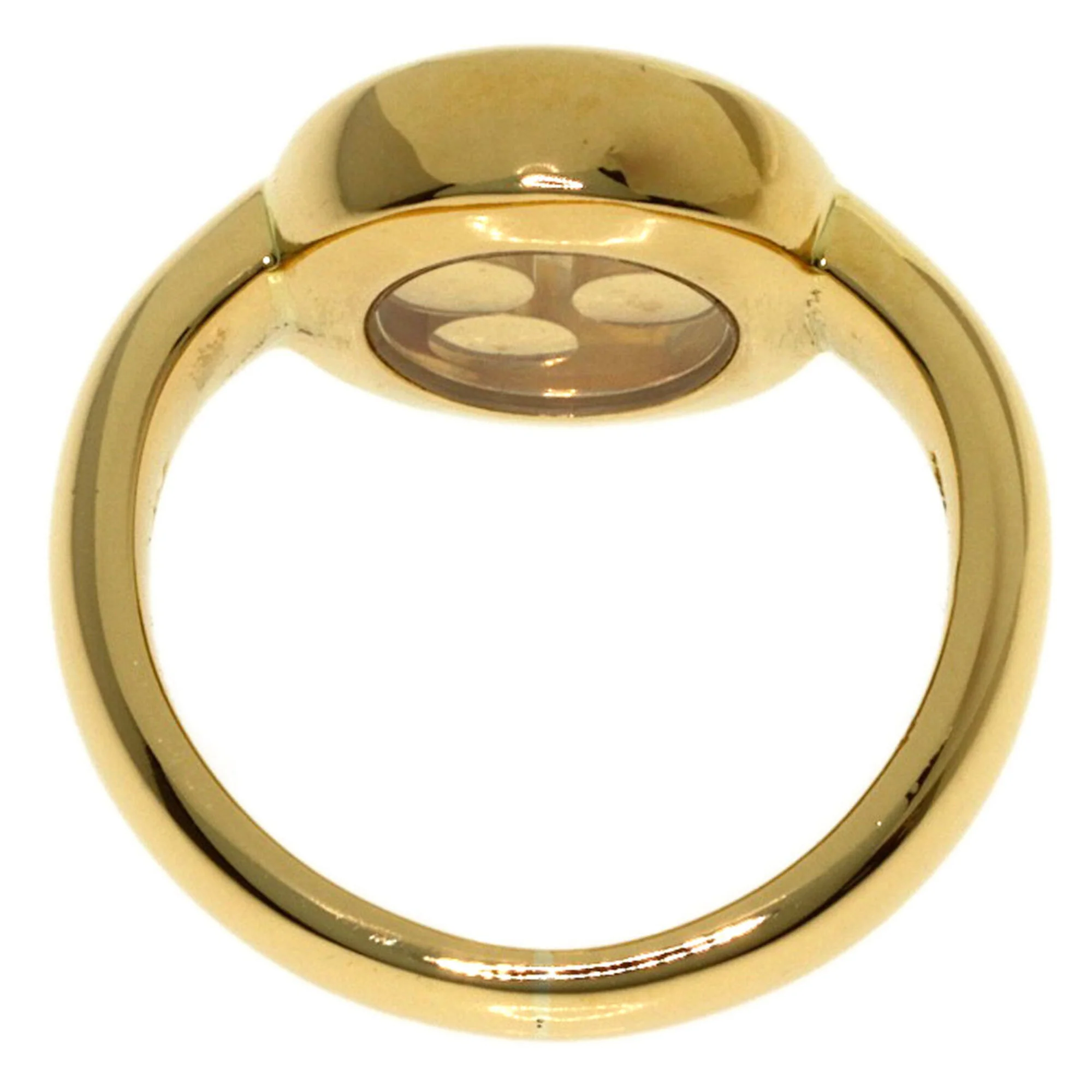 Happy Diamonds Ring 18K Yellow Gold with Diamond - Image 4