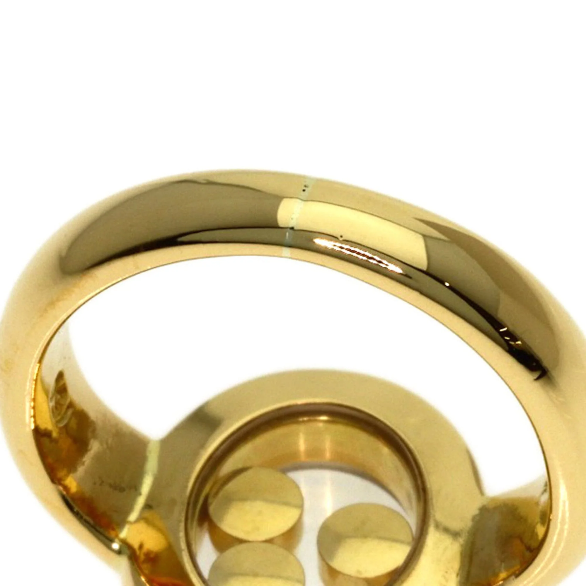 Happy Diamonds Ring 18K Yellow Gold with Diamond - Image 9