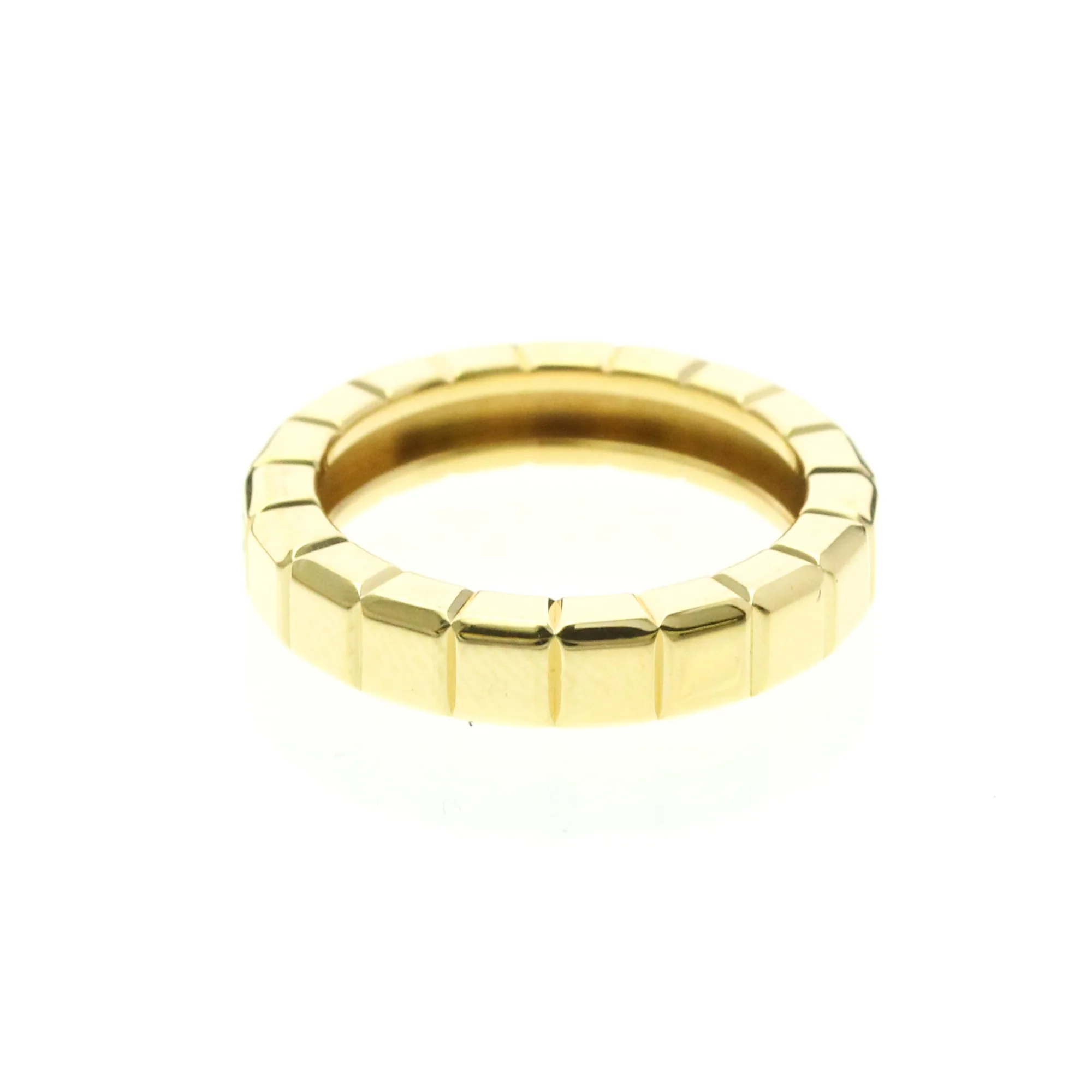 Ice Cube Band Ring 18K Yellow Gold with Diamond - Image 2
