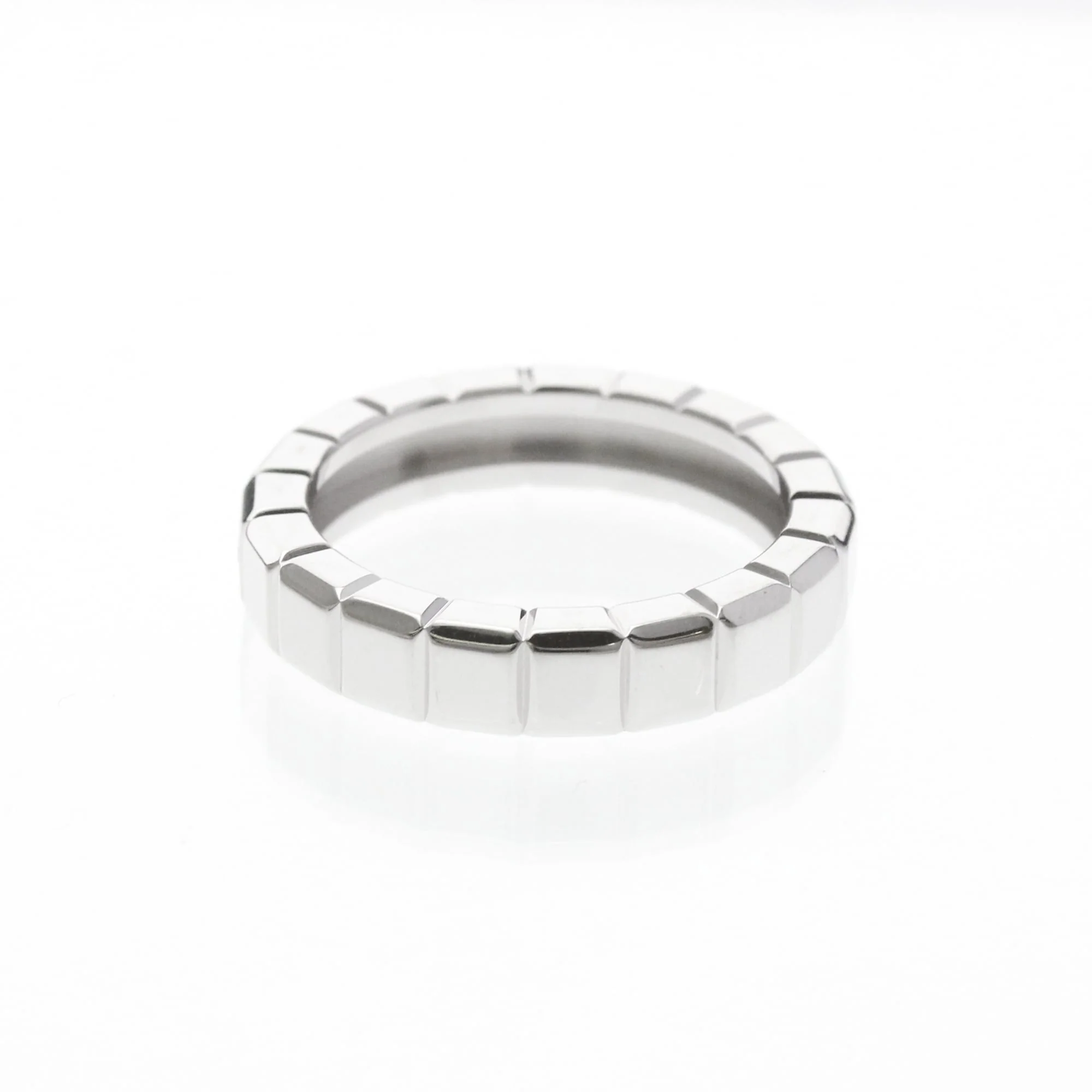 Ice Cube Ring 18K White Gold with Diamond - Image 3