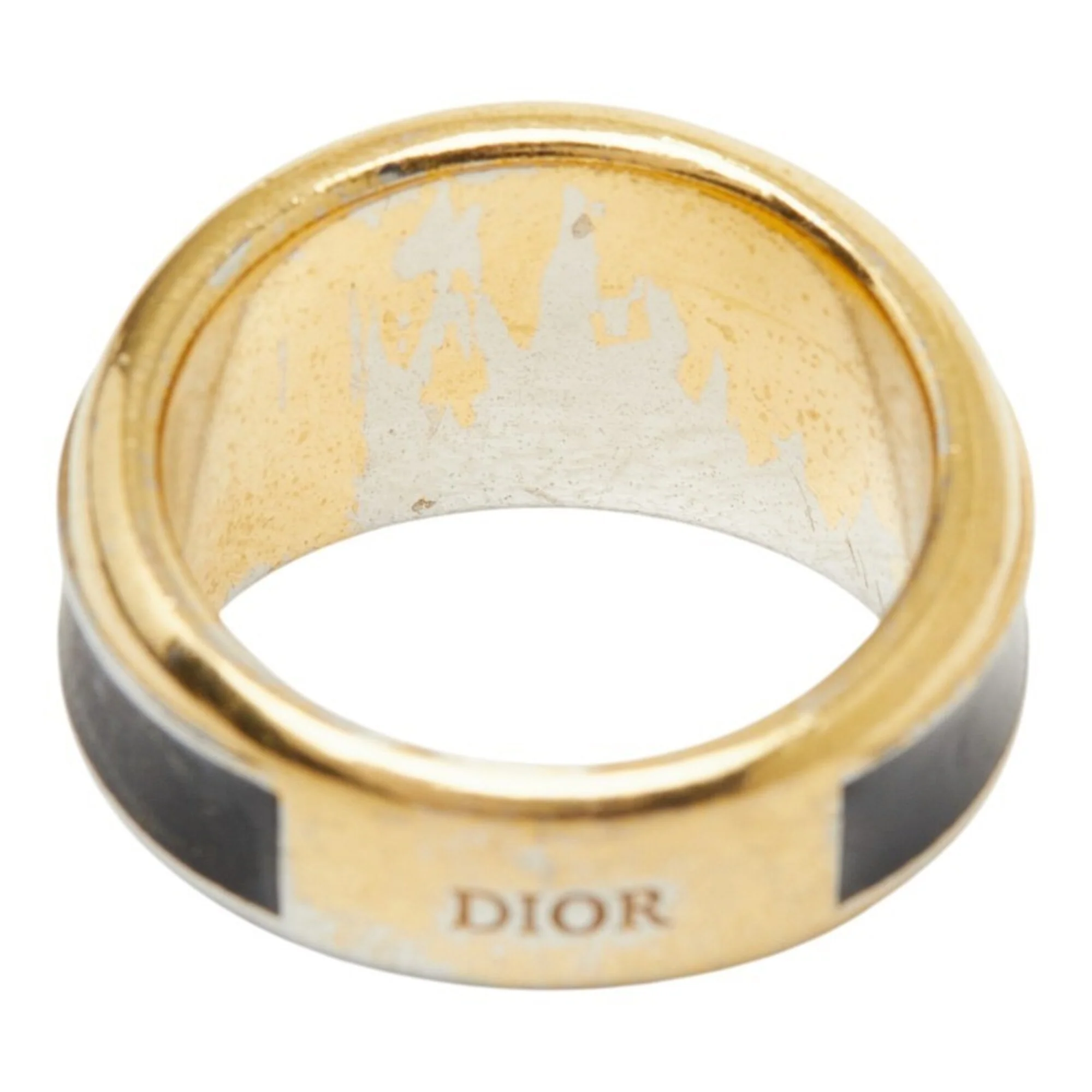 Cord Ring Metal Black and Gold - Image 3