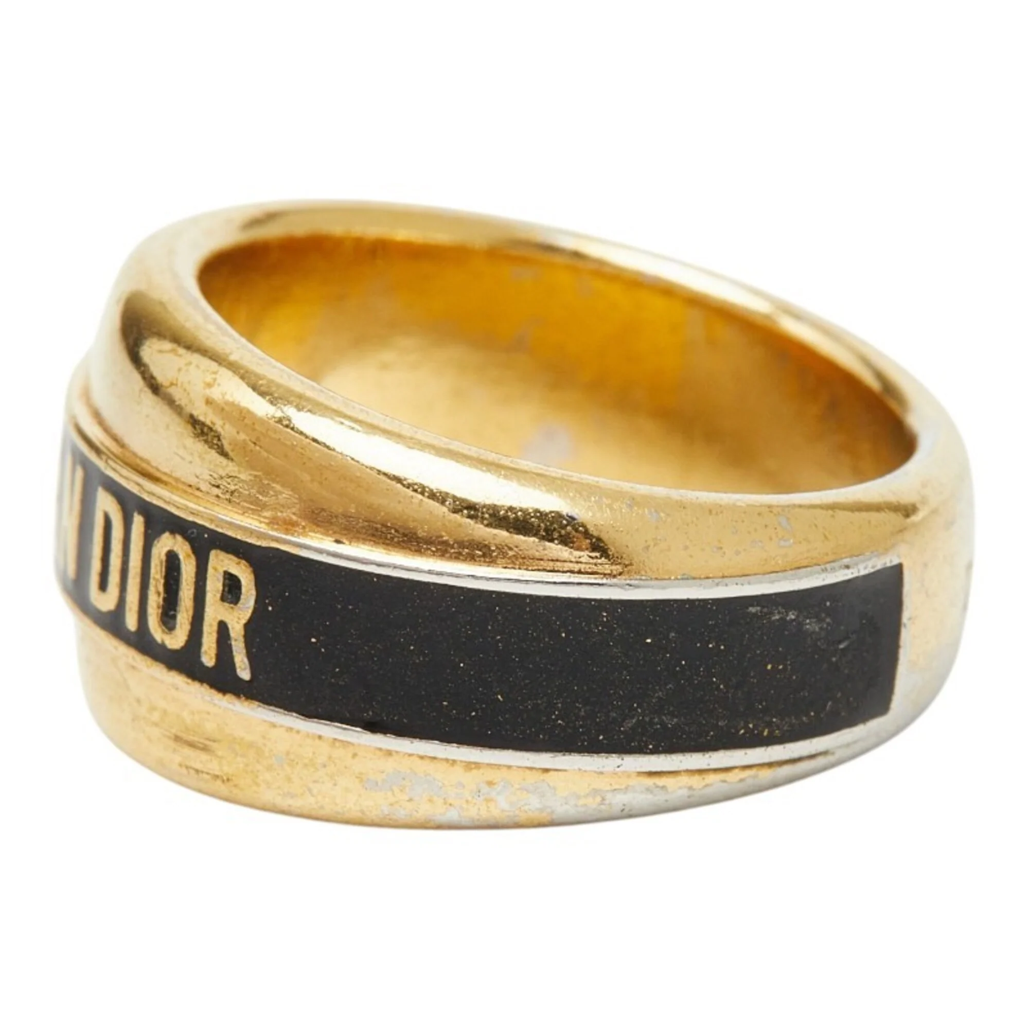 Cord Ring Metal Black and Gold - Image 4