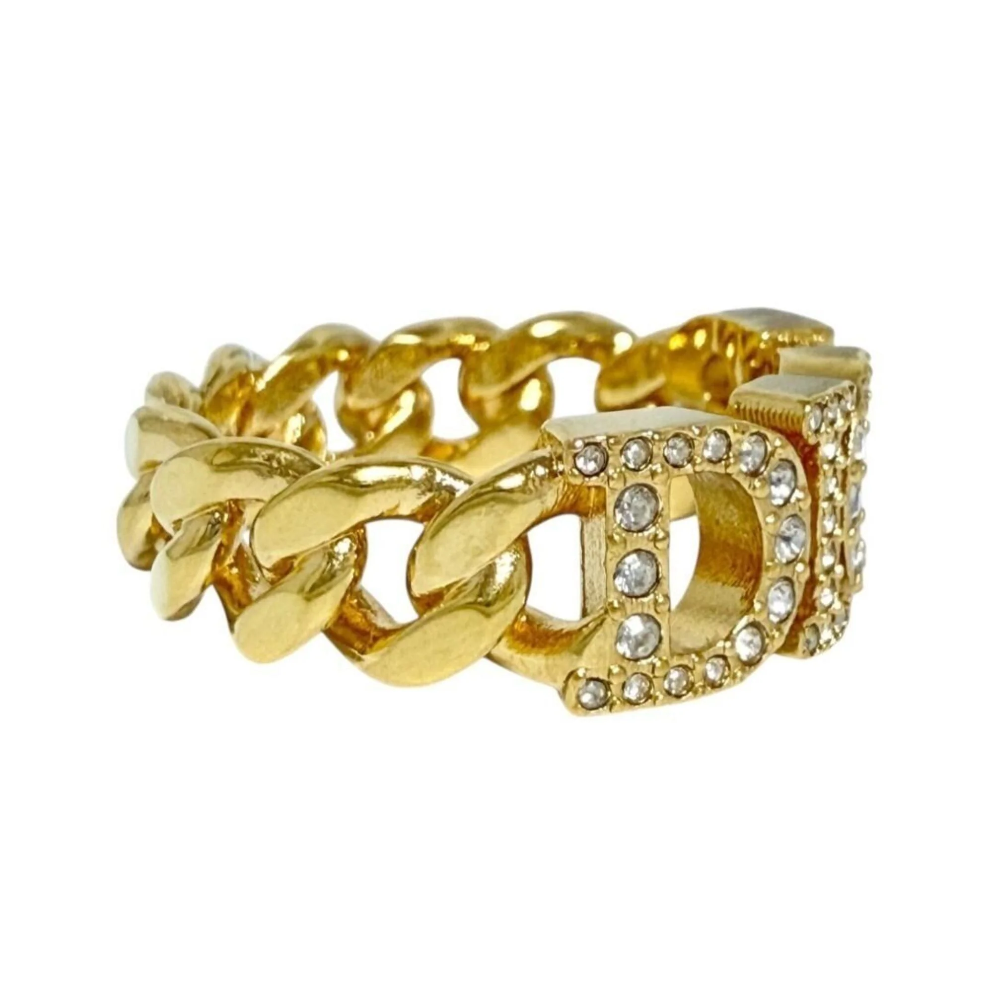 Dio(r)evolution Ring Metal and Rhinestone - Image 3