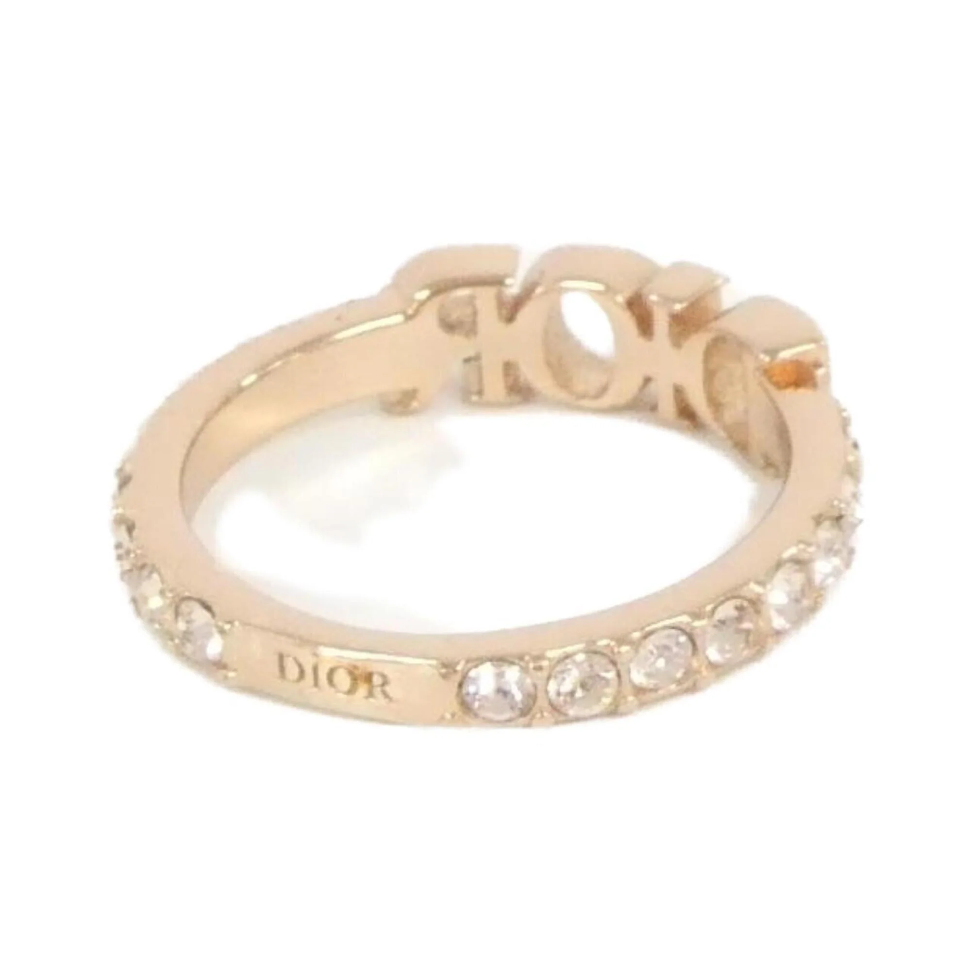 Revolution Ring Pink Gold and Clear - Image 2