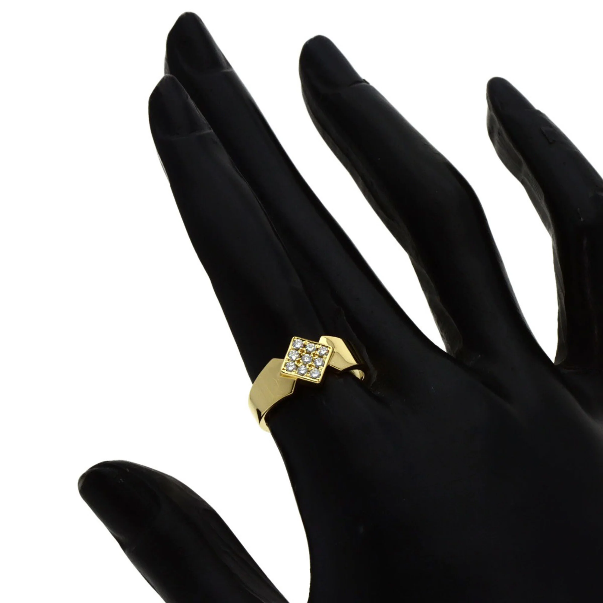 Ring 18K Yellow Gold with Diamond - Image 7