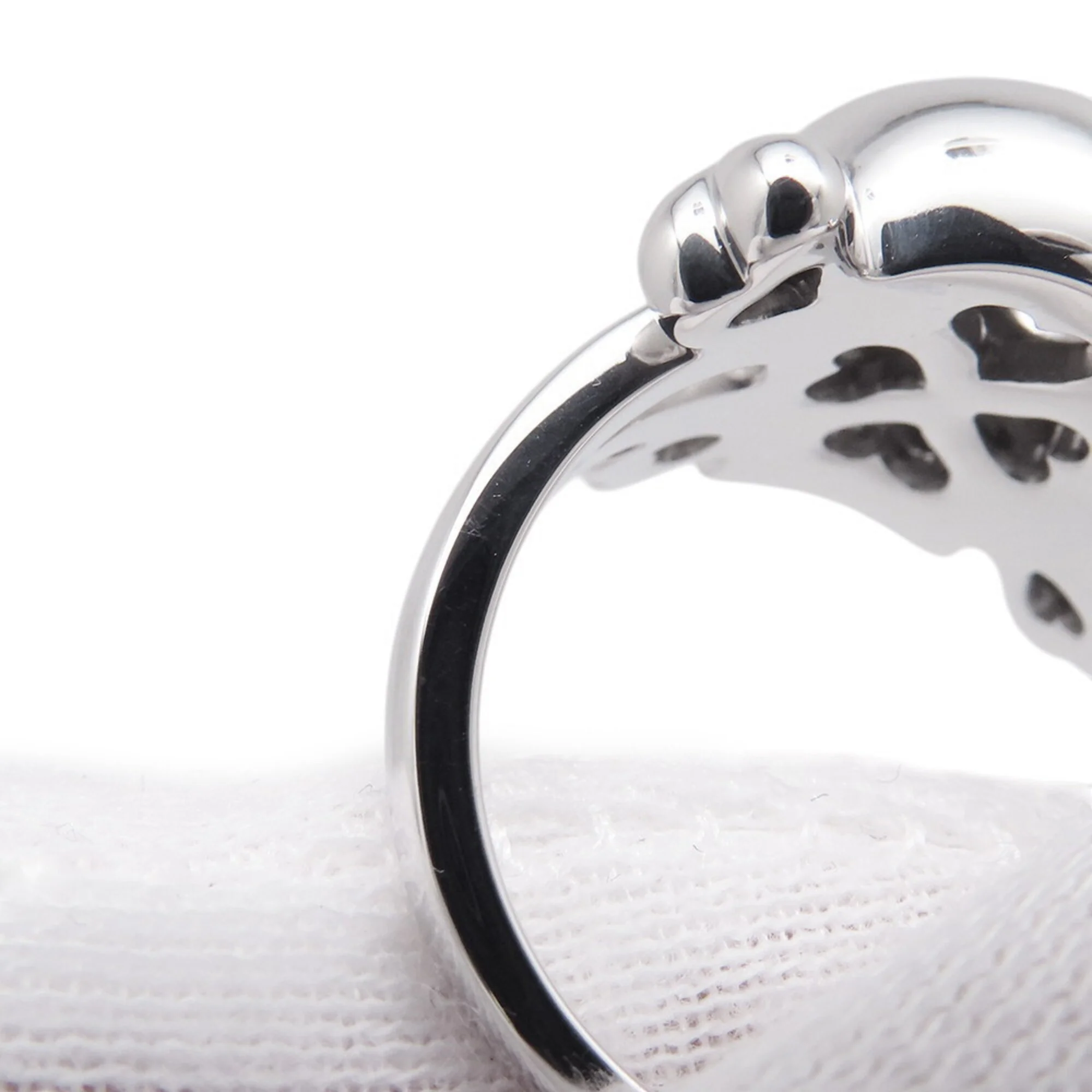 Tete De Mort Ring 18K White Gold With Diamond - Image 5
