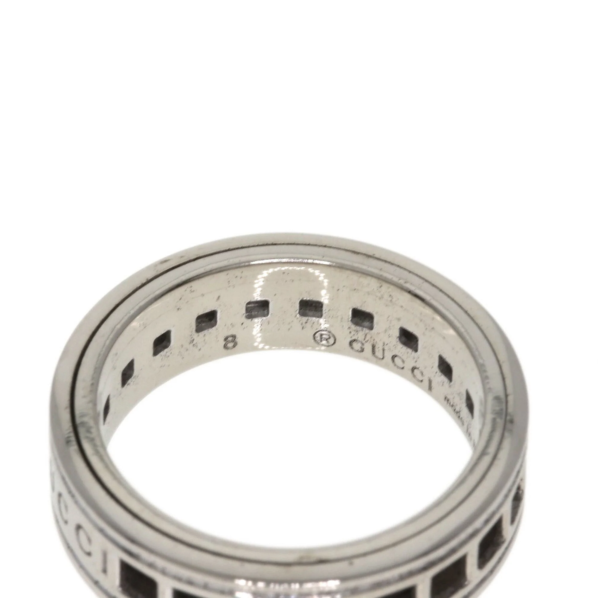 Band Ring 18K White Gold - Image 8