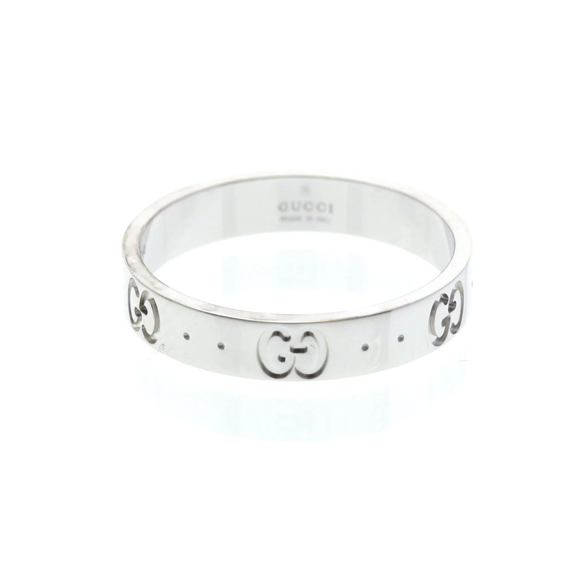 Band Ring 18K White Gold