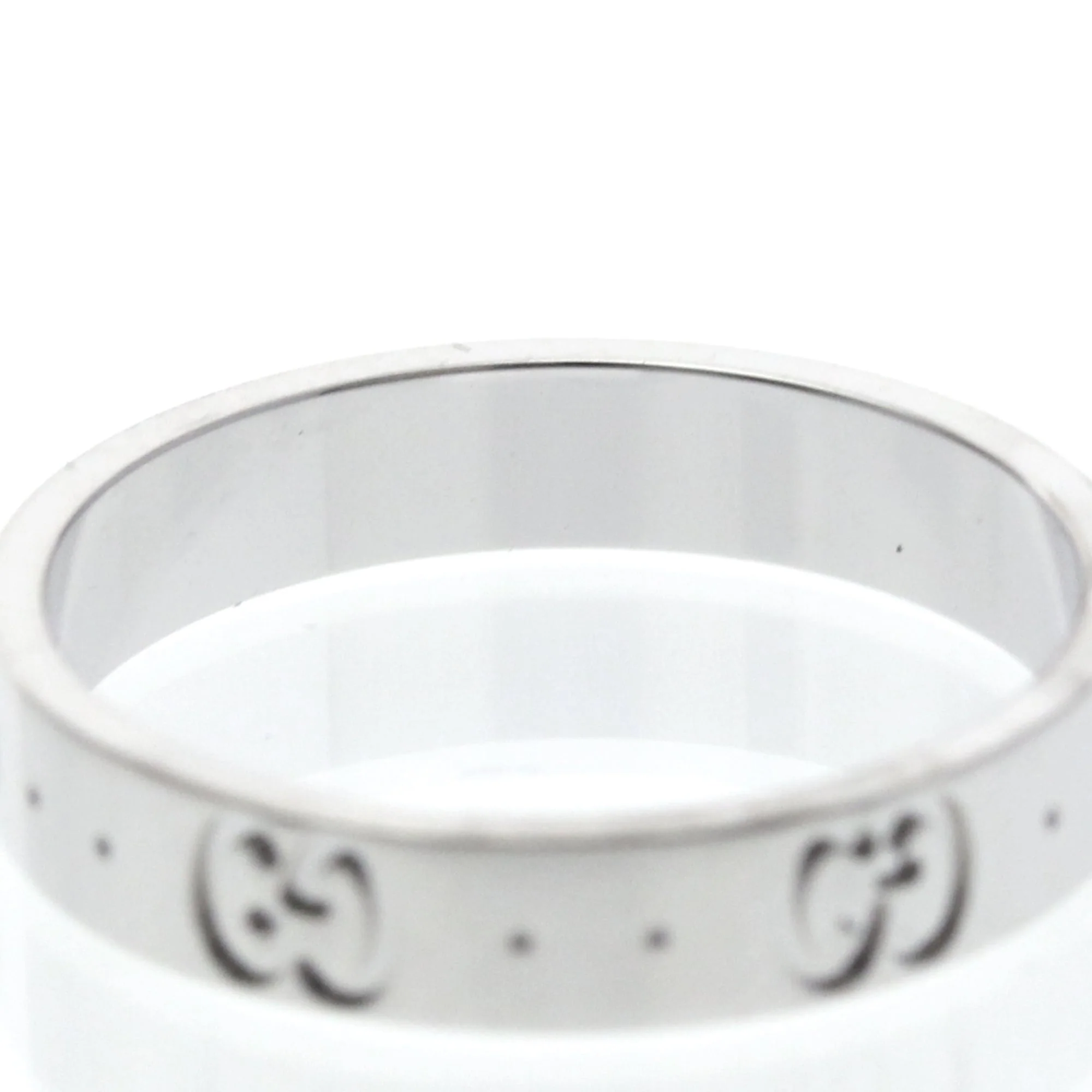 Band Ring 18K White Gold - Image 8