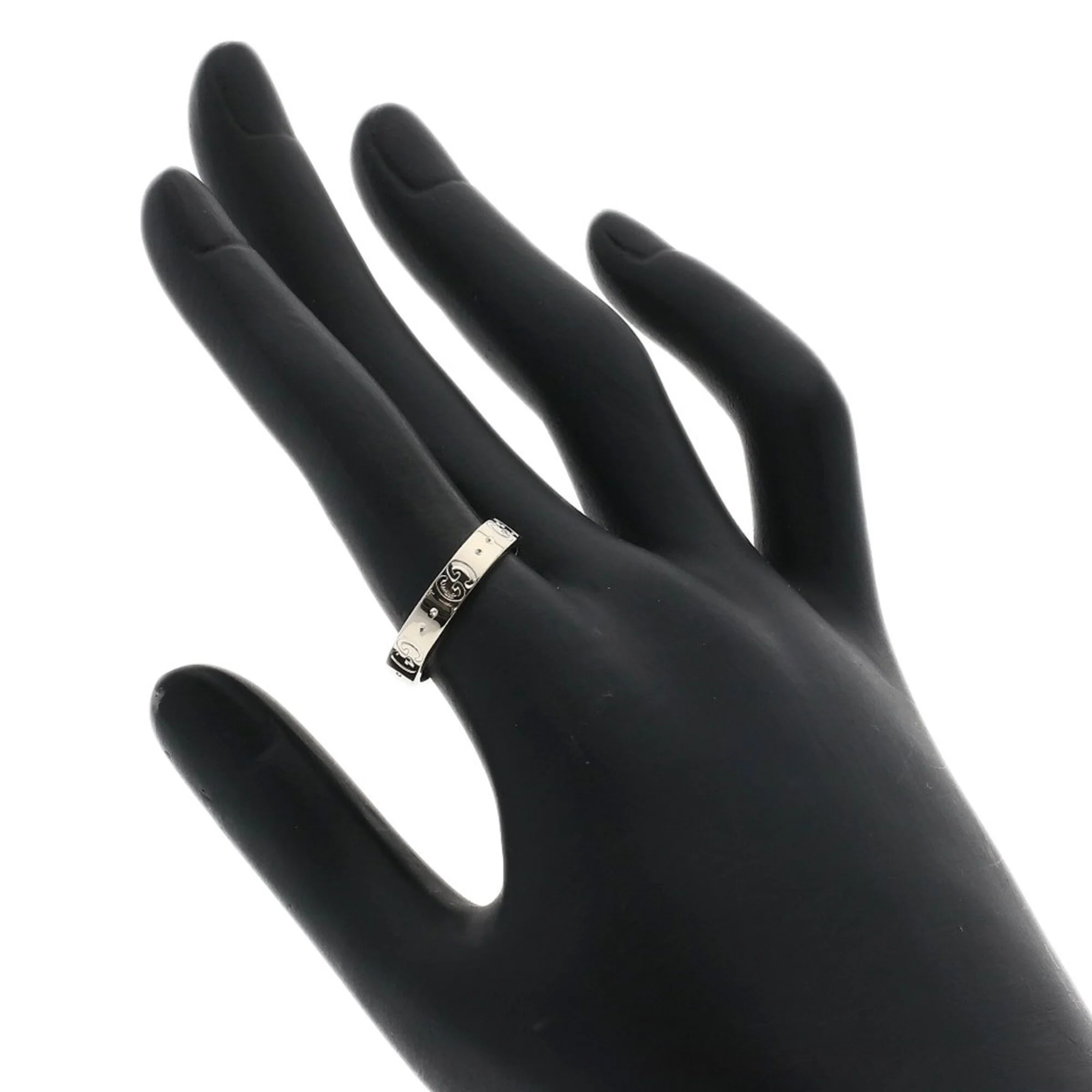 Band Ring 18K White Gold - Image 7