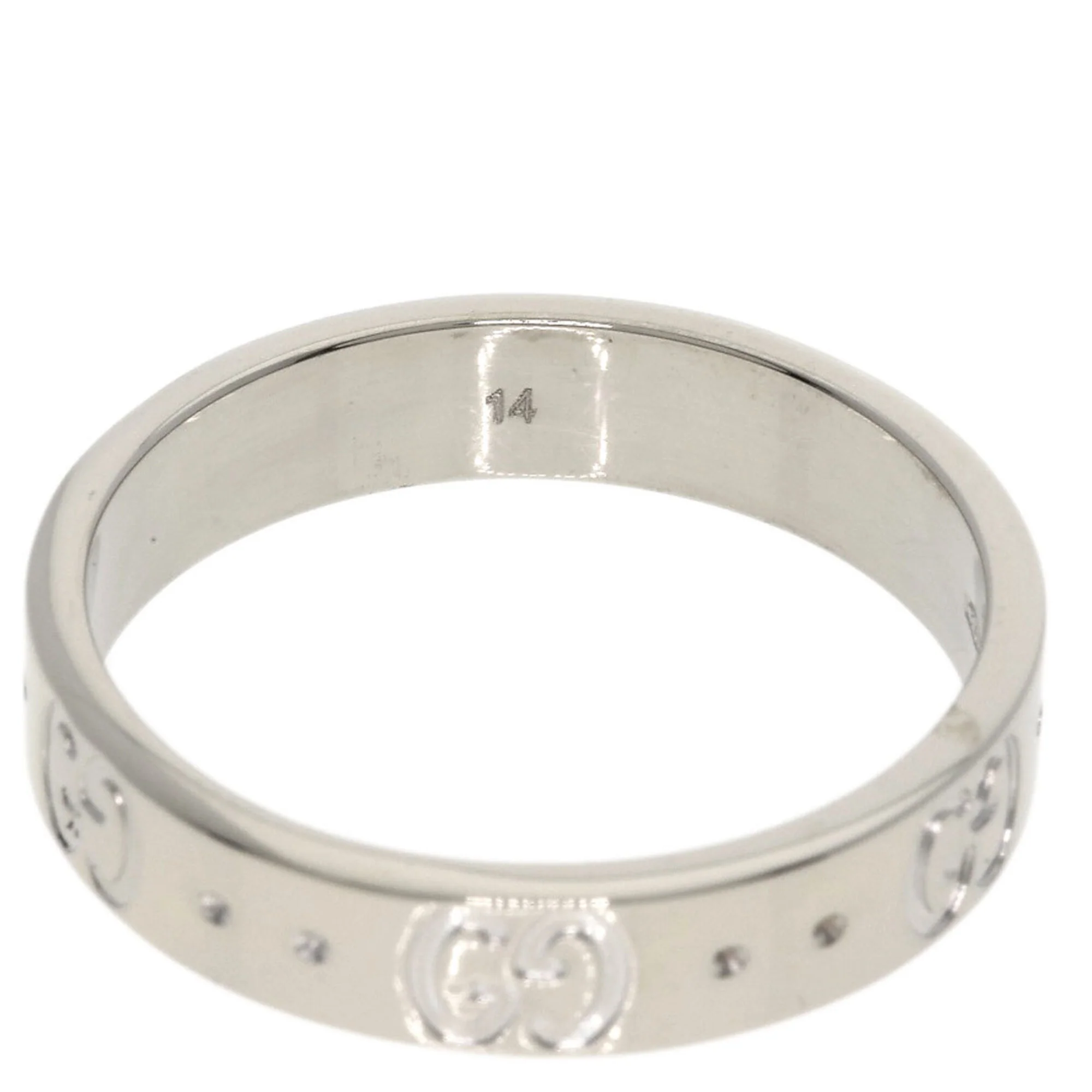 Band Ring 18K White Gold - Image 8