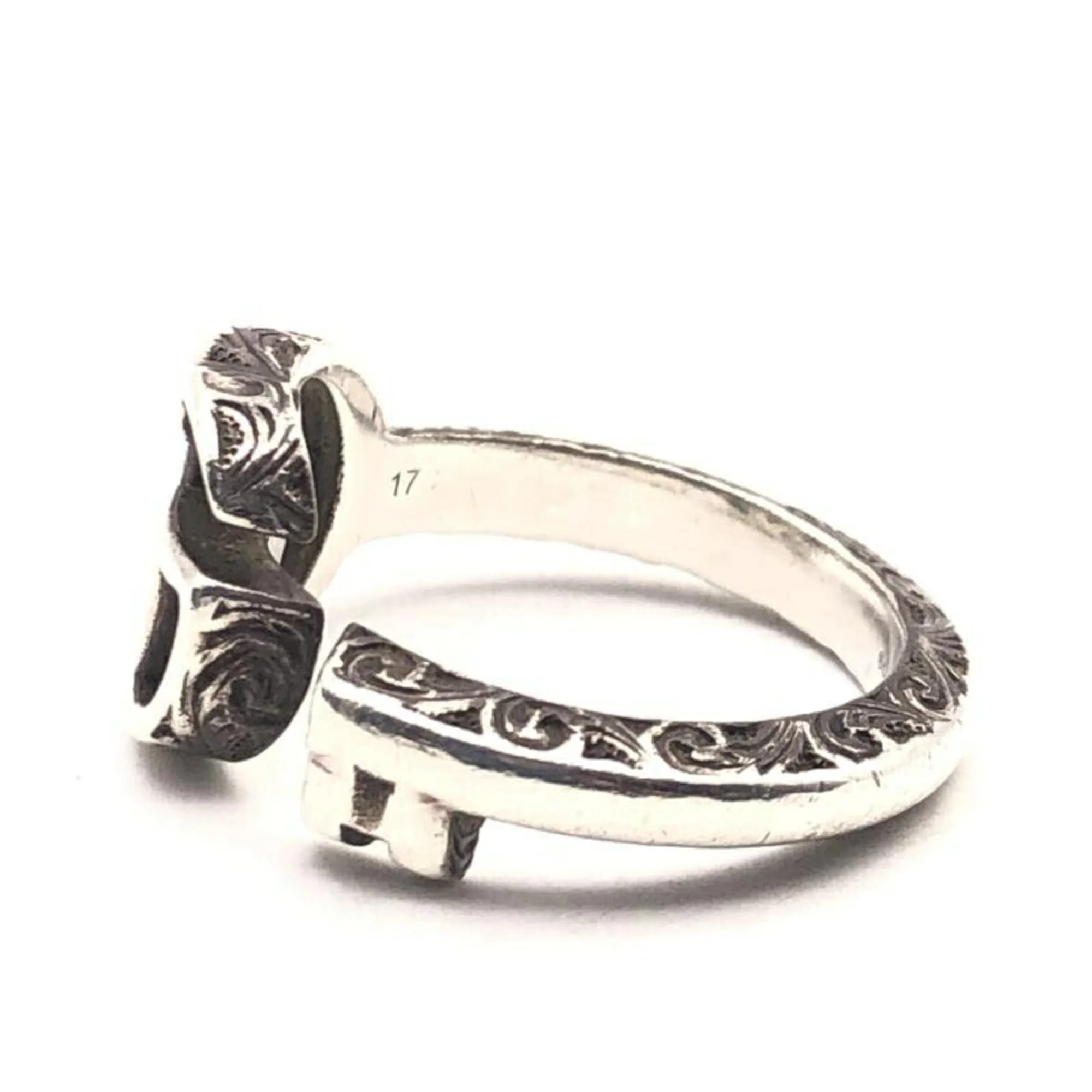 Double G Key Motif Ring - Image 2