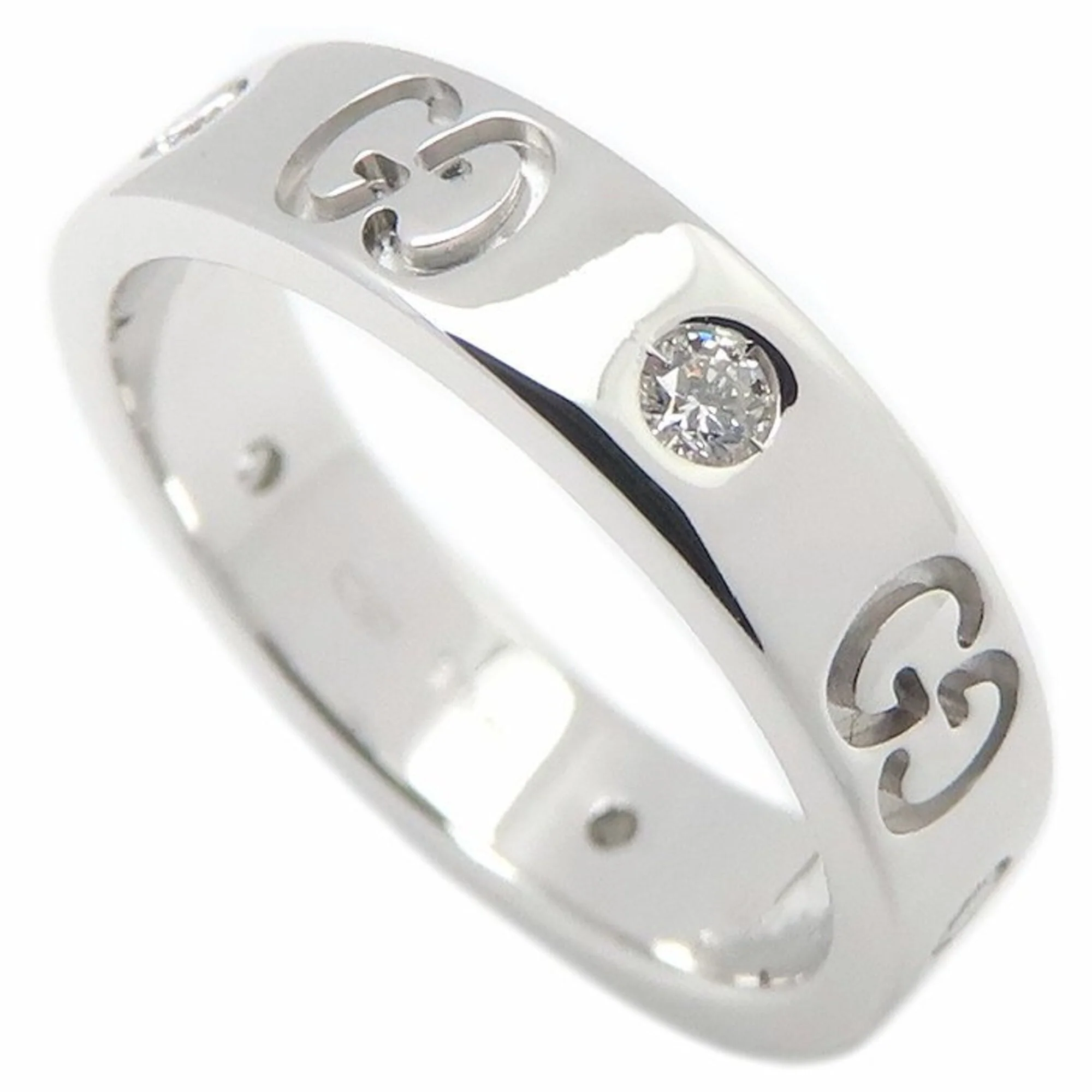 Icon Ring 18K White Gold with Diamond