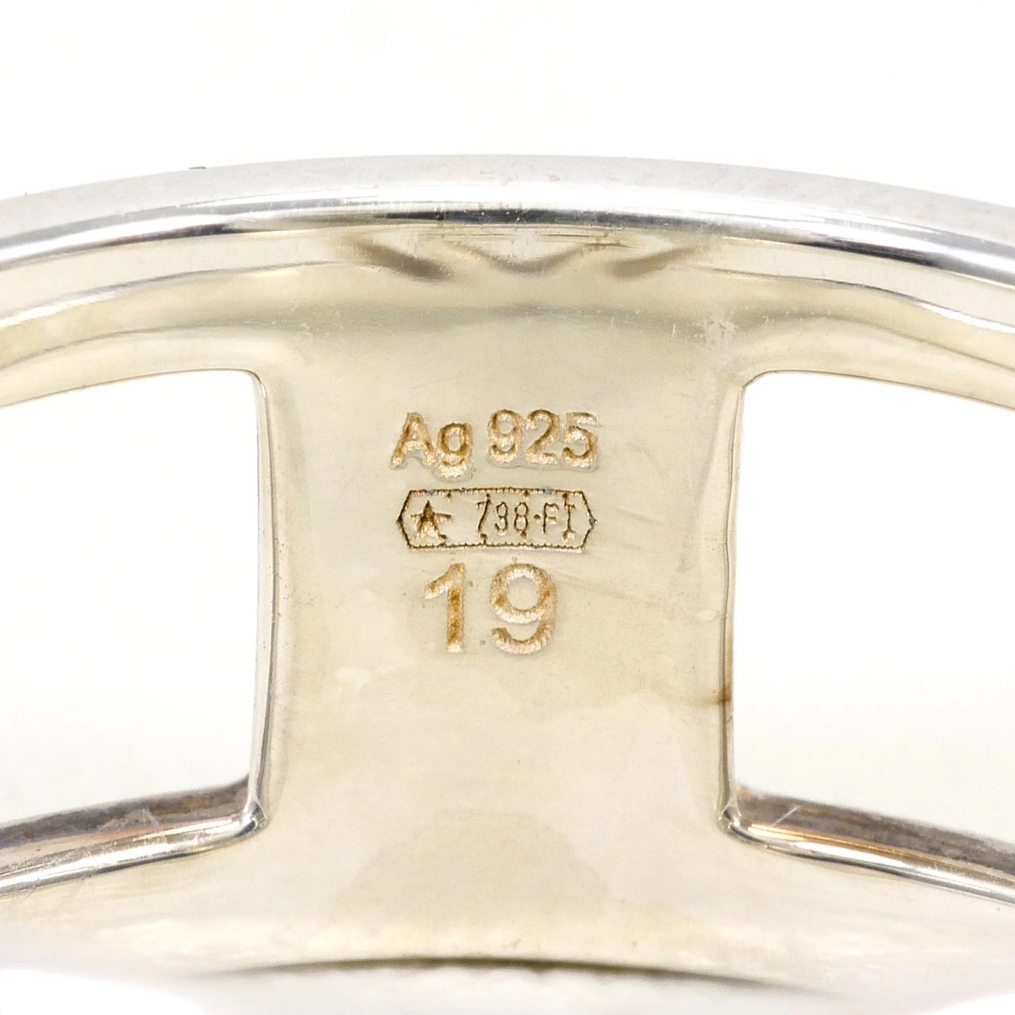 Interlocking G Open Ring Sterling Silver - Image 4