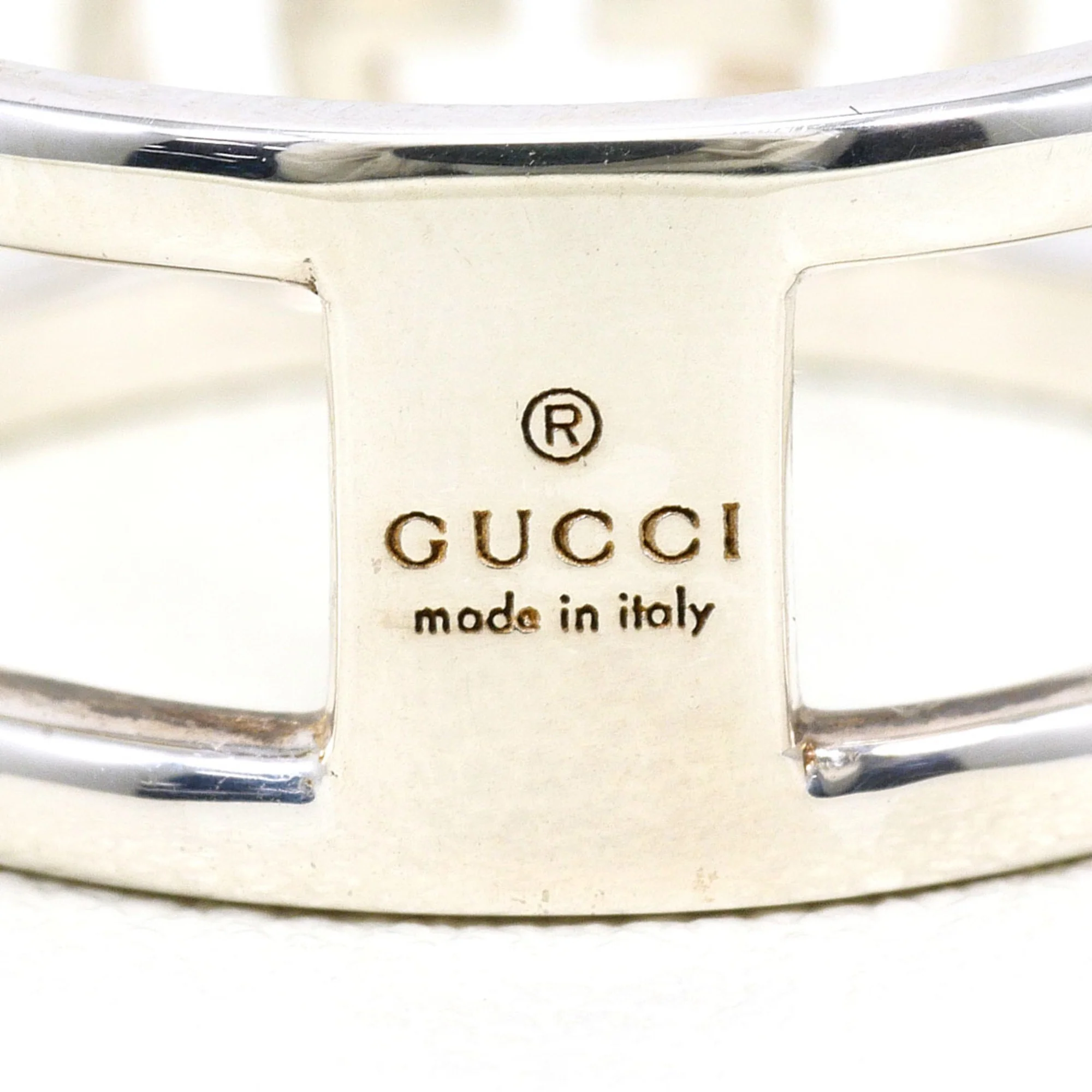 Interlocking G Open Ring Sterling Silver - Image 5