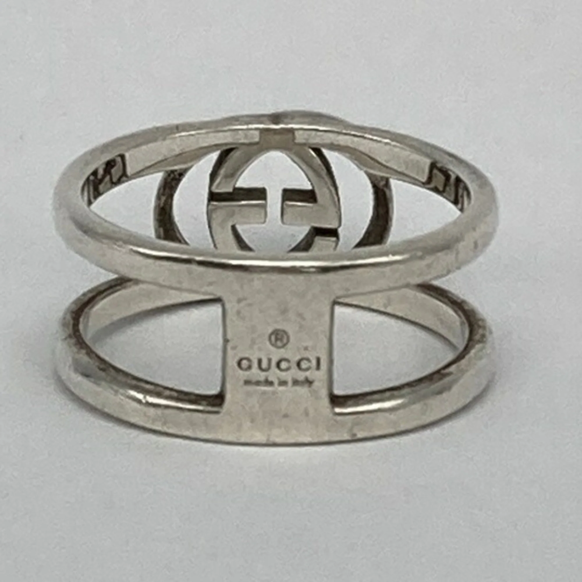 Interlocking G Ring Sterling Silver - Image 3
