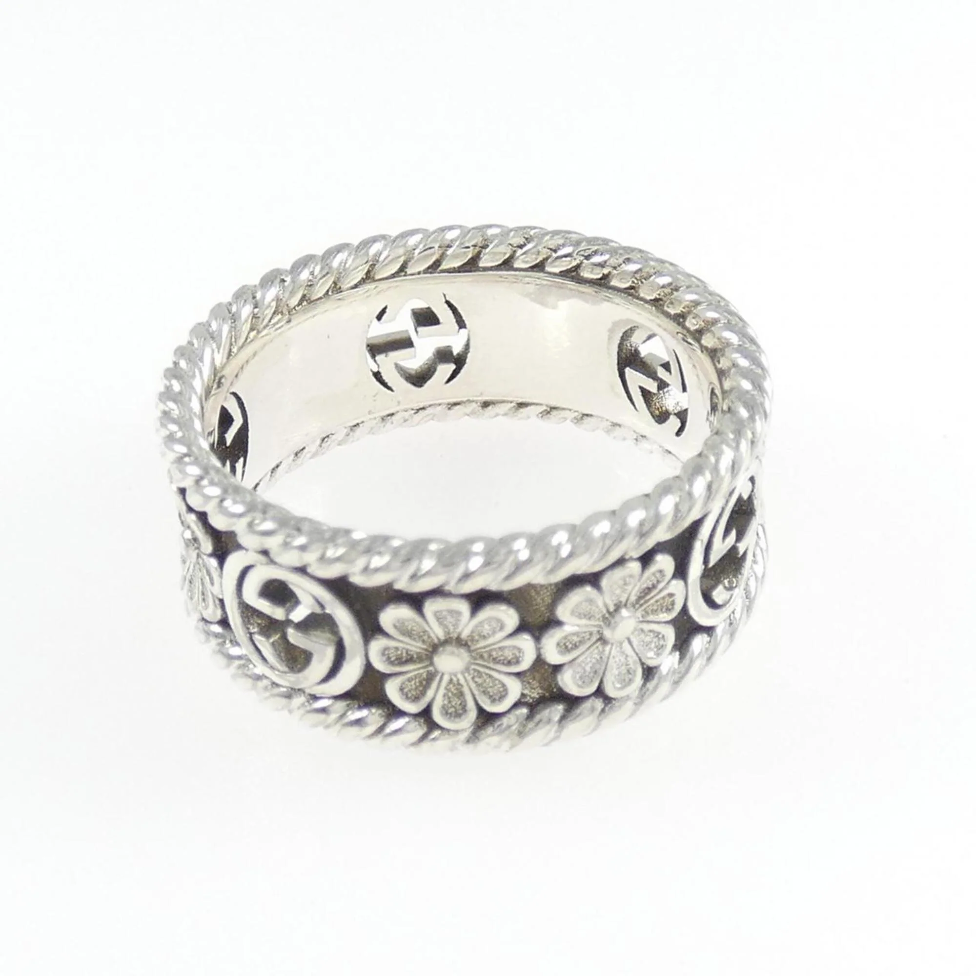 Interlocking G Ring Sterling Silver - Image 4