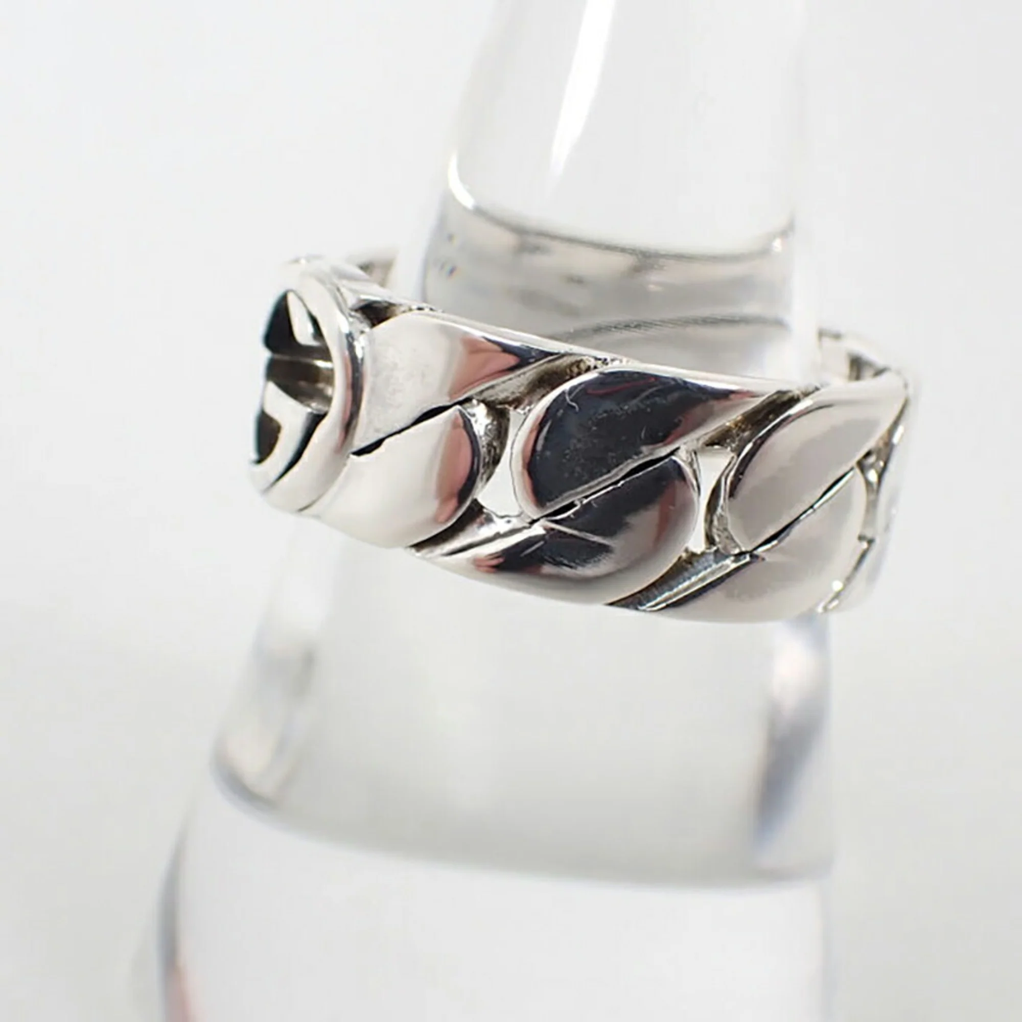 Interlocking G Ring Sterling Silver - Image 4