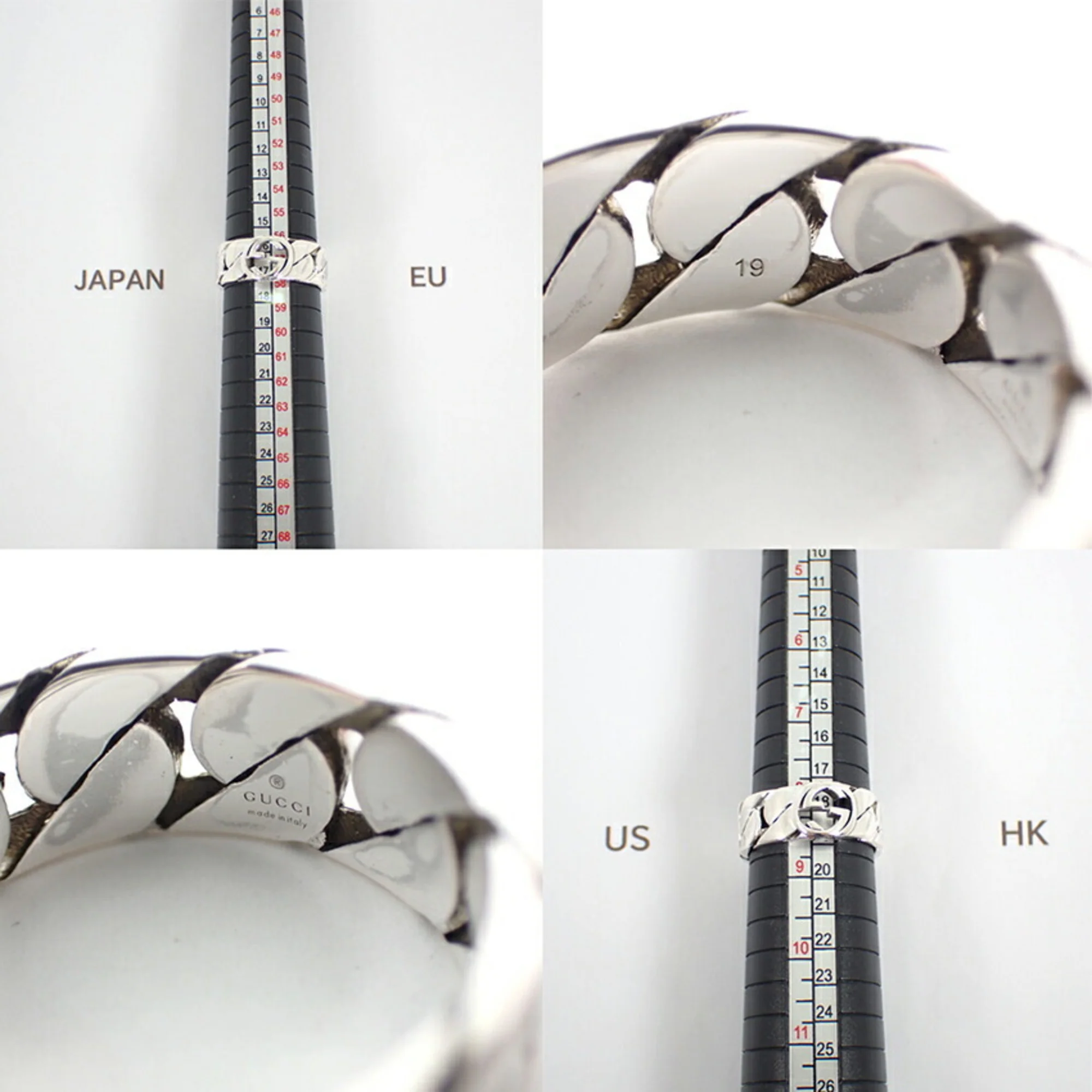 Interlocking G Ring Sterling Silver - Image 7